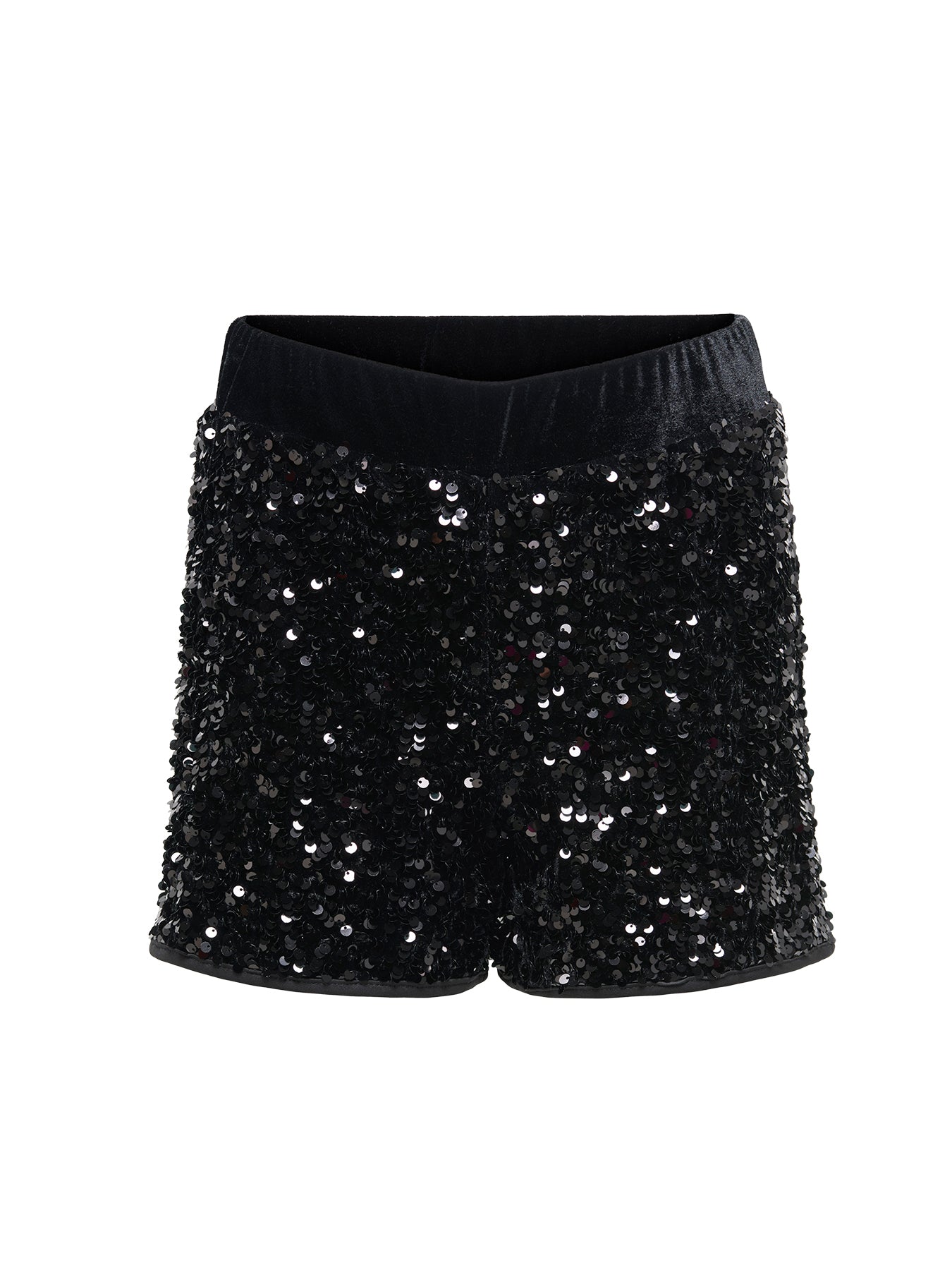 Girls’ Confidence Sequin Shorts Black