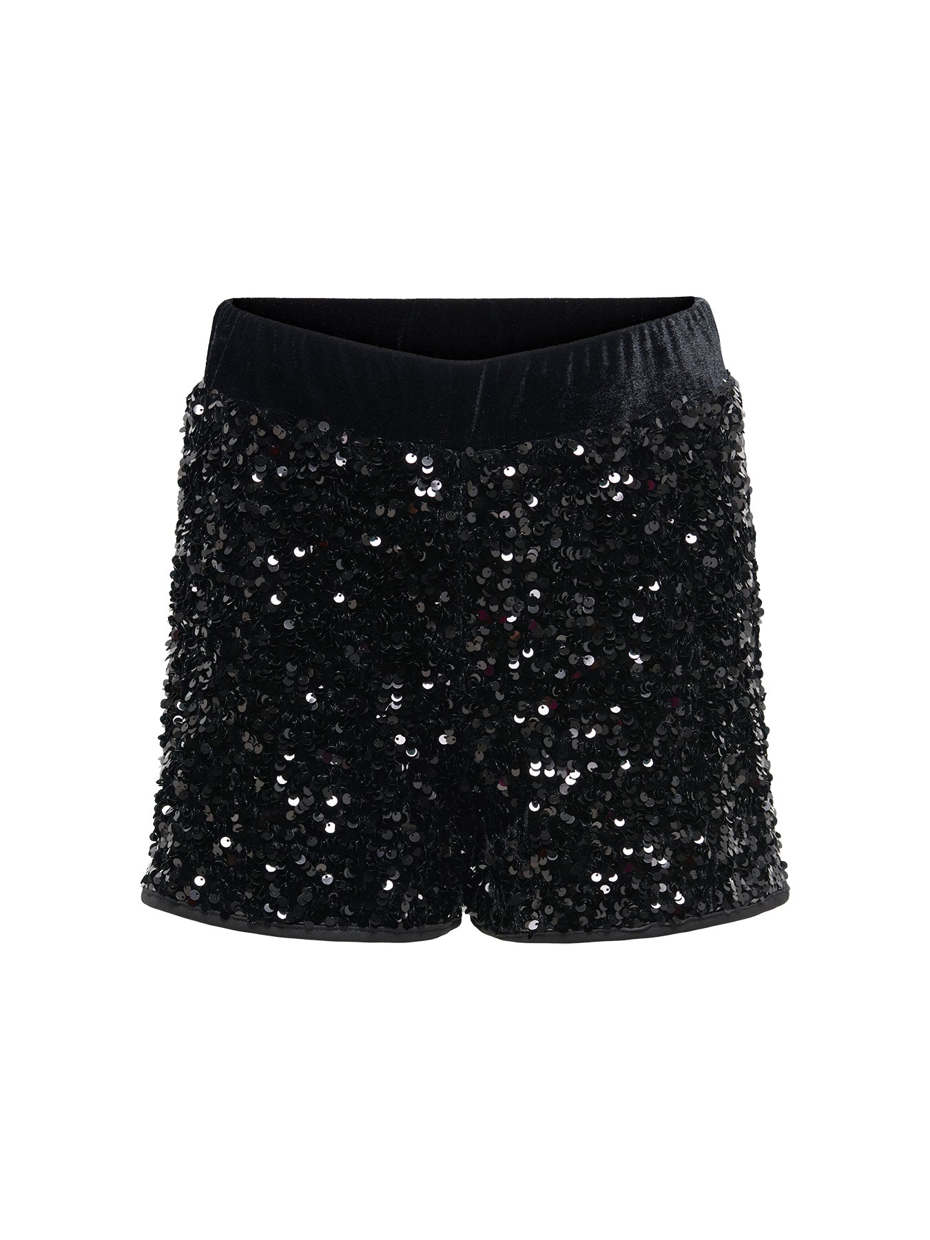 Girls’ Confidence Sequin Shorts Black