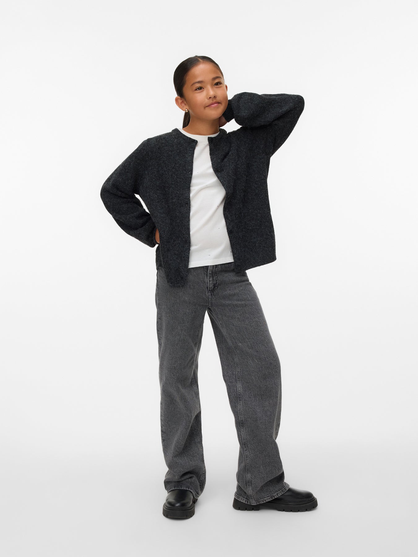 Girls’ Doffyshine Cardigan Black