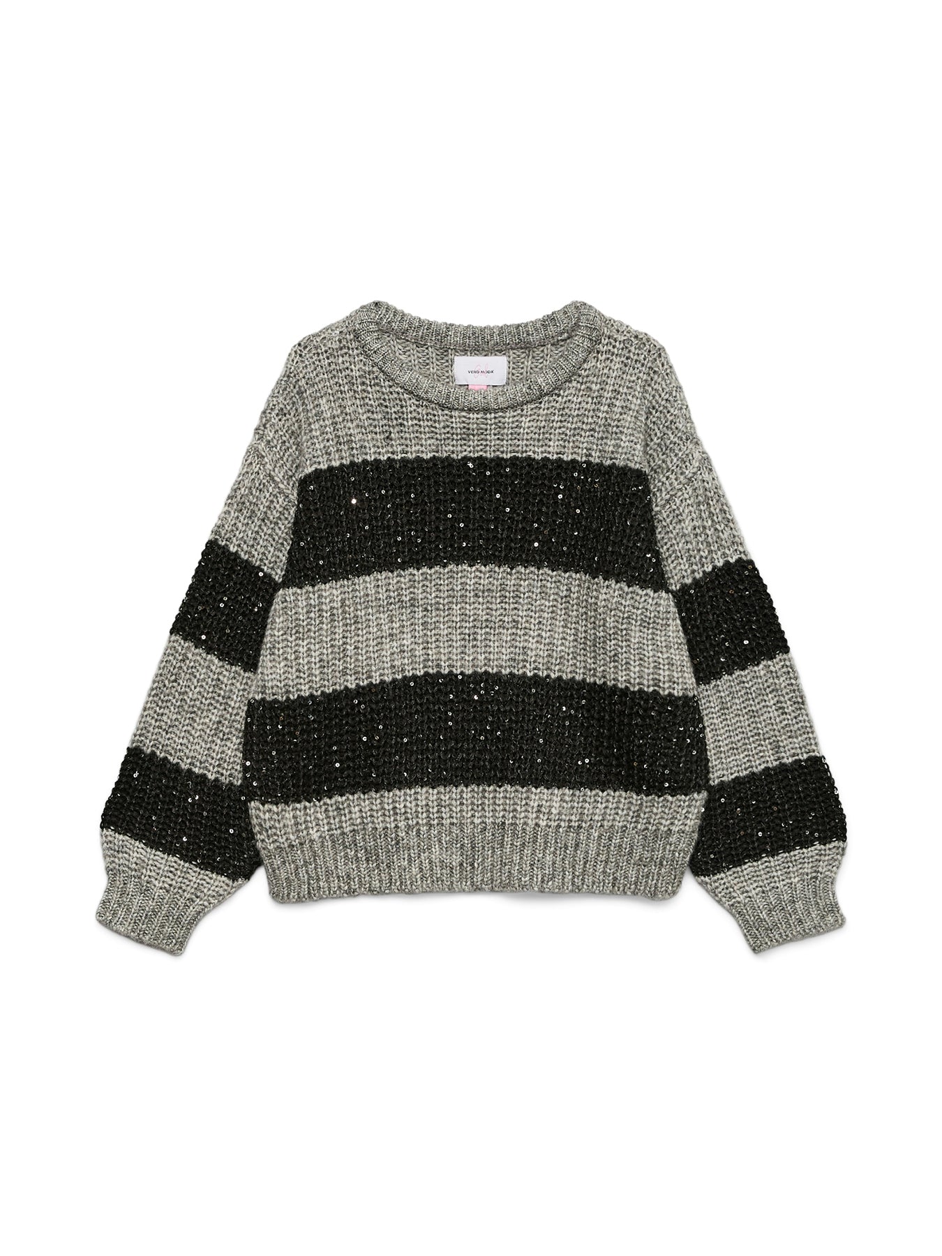 Girls’ Sparkle Pullover Silver