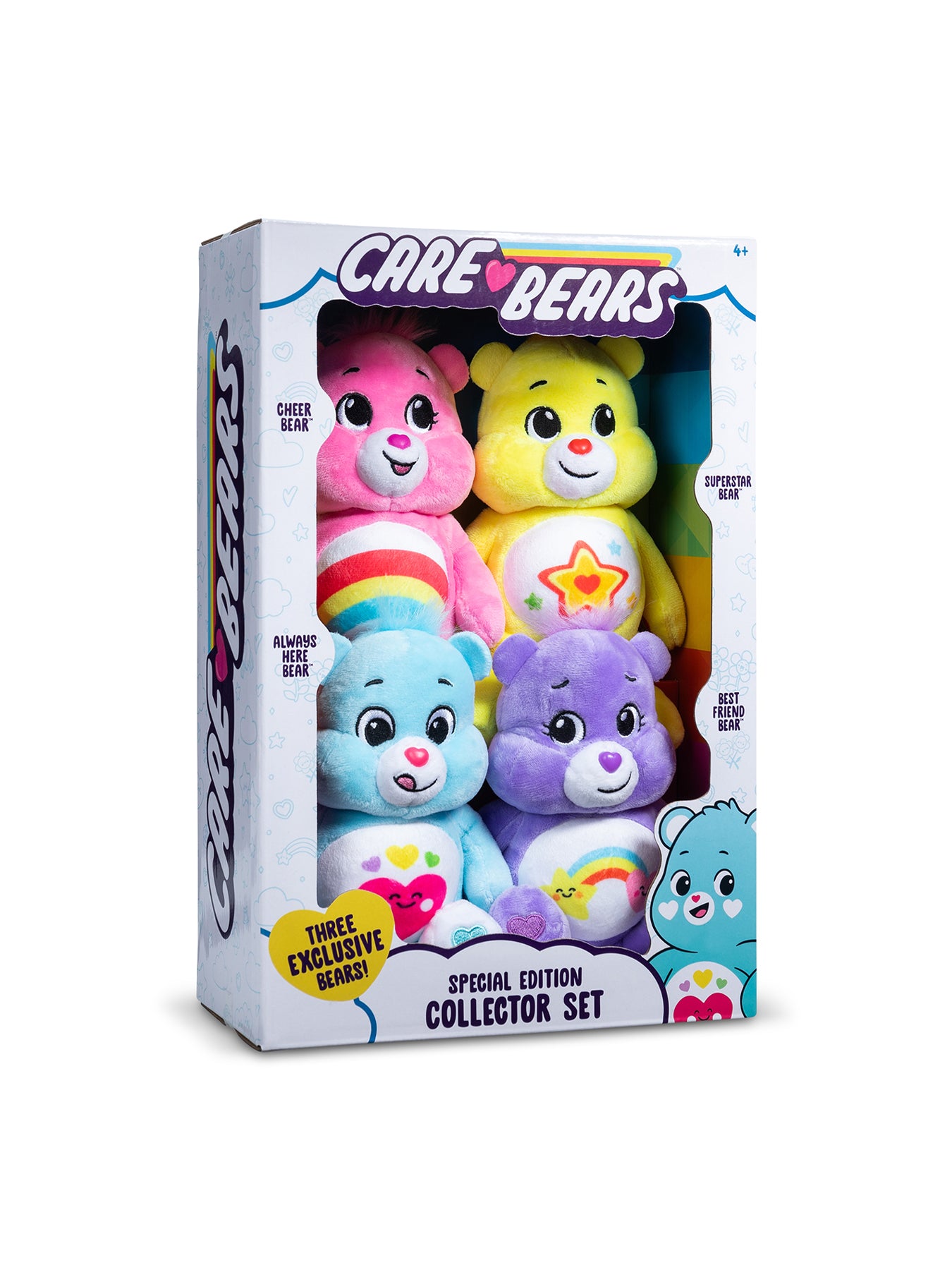 Care Bears Treasure Box 4 Pack 20cm