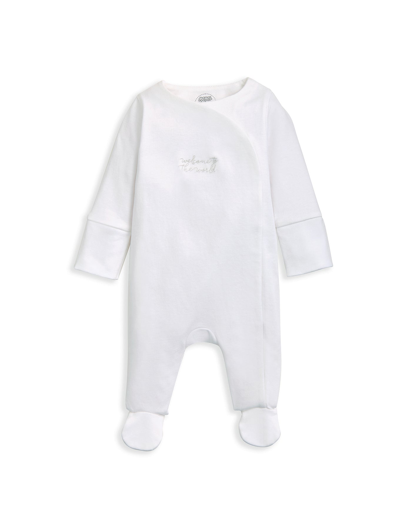 Baby Cotton All-In-One White