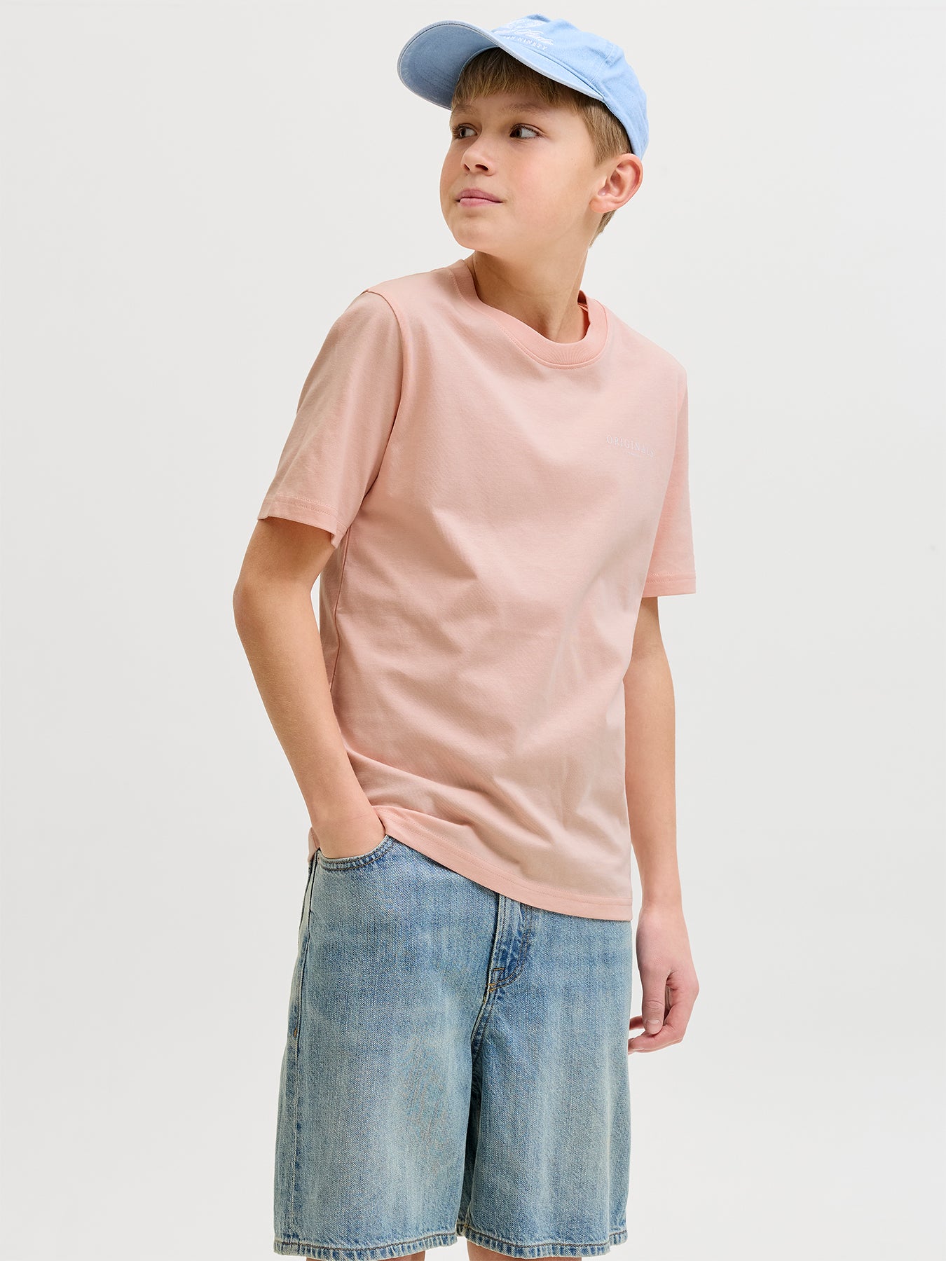 Kids' Montauk Graphic Back T-Shirt Pink