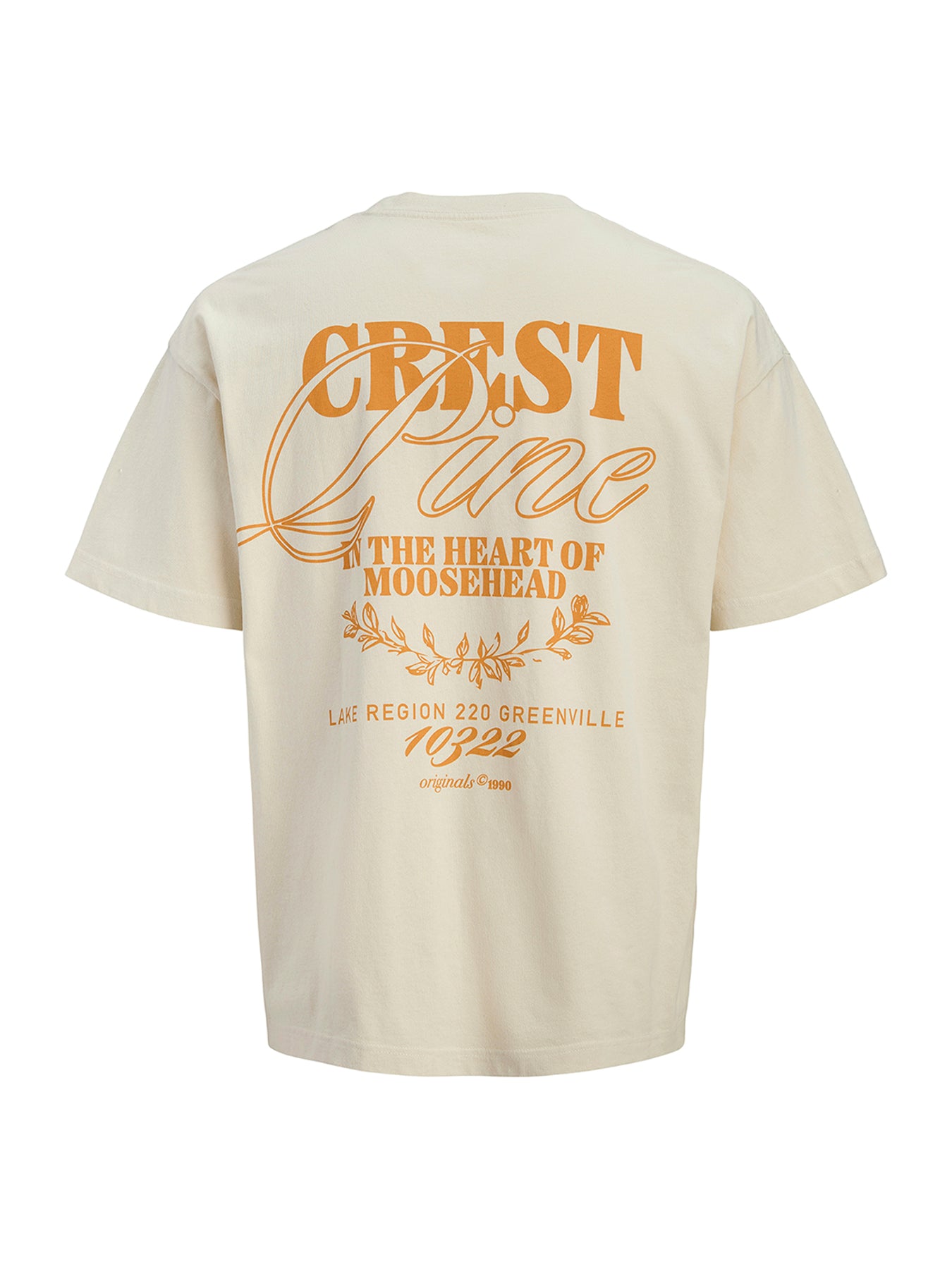 Kids' Maine Washed Graphic T-Shirt Cream