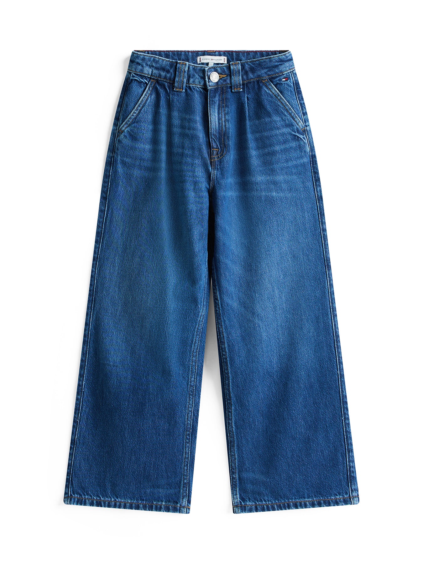 Kids’ Mabel High Rise Wide Leg Jeans