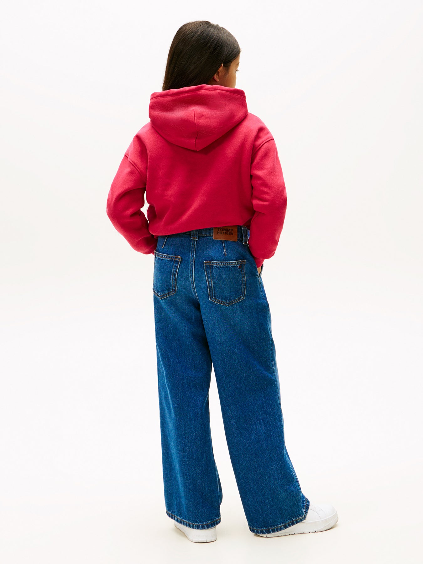 Kids’ Mabel High Rise Wide Leg Jeans