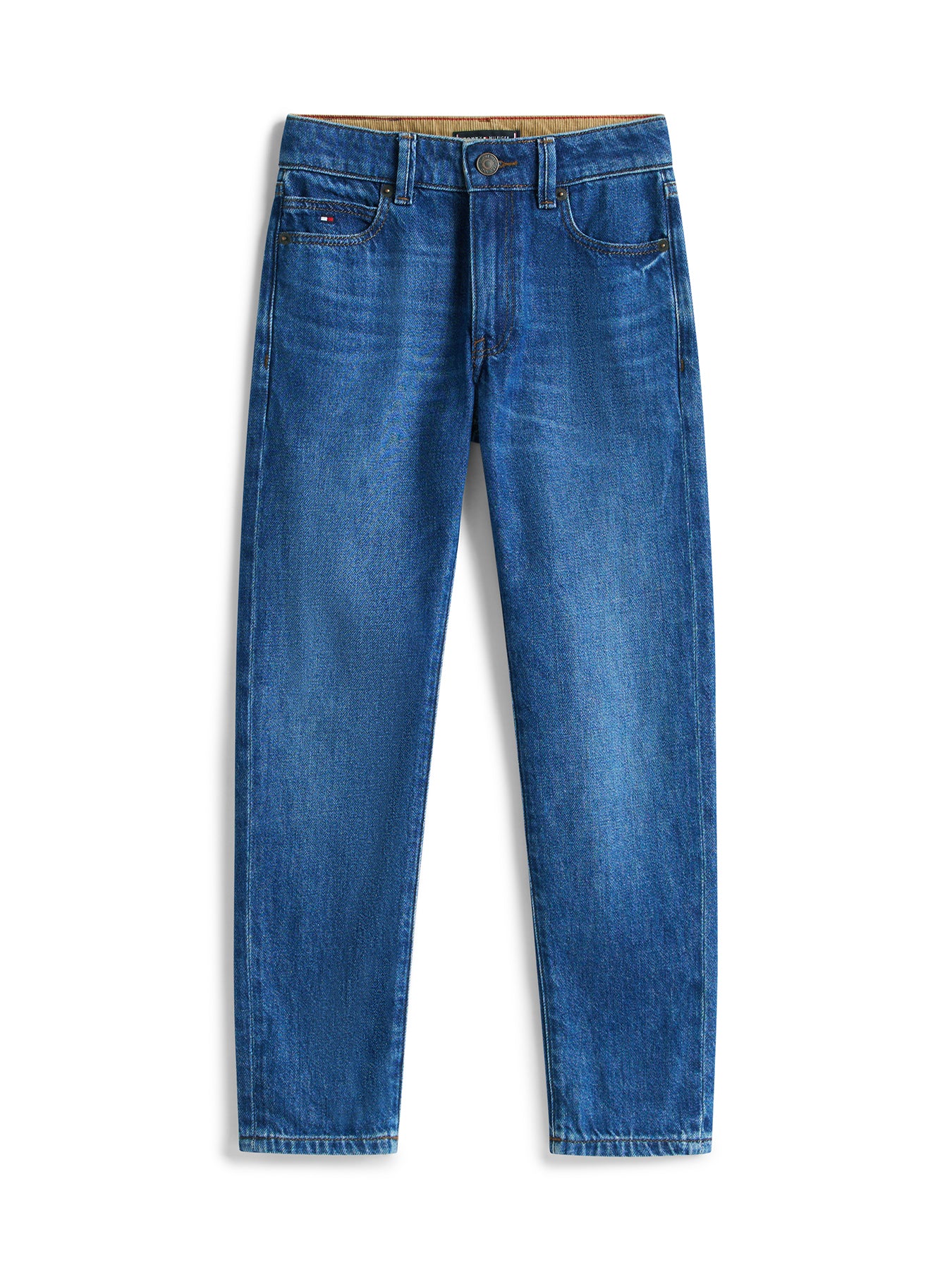 Dark Wash Straight Leg Jeans