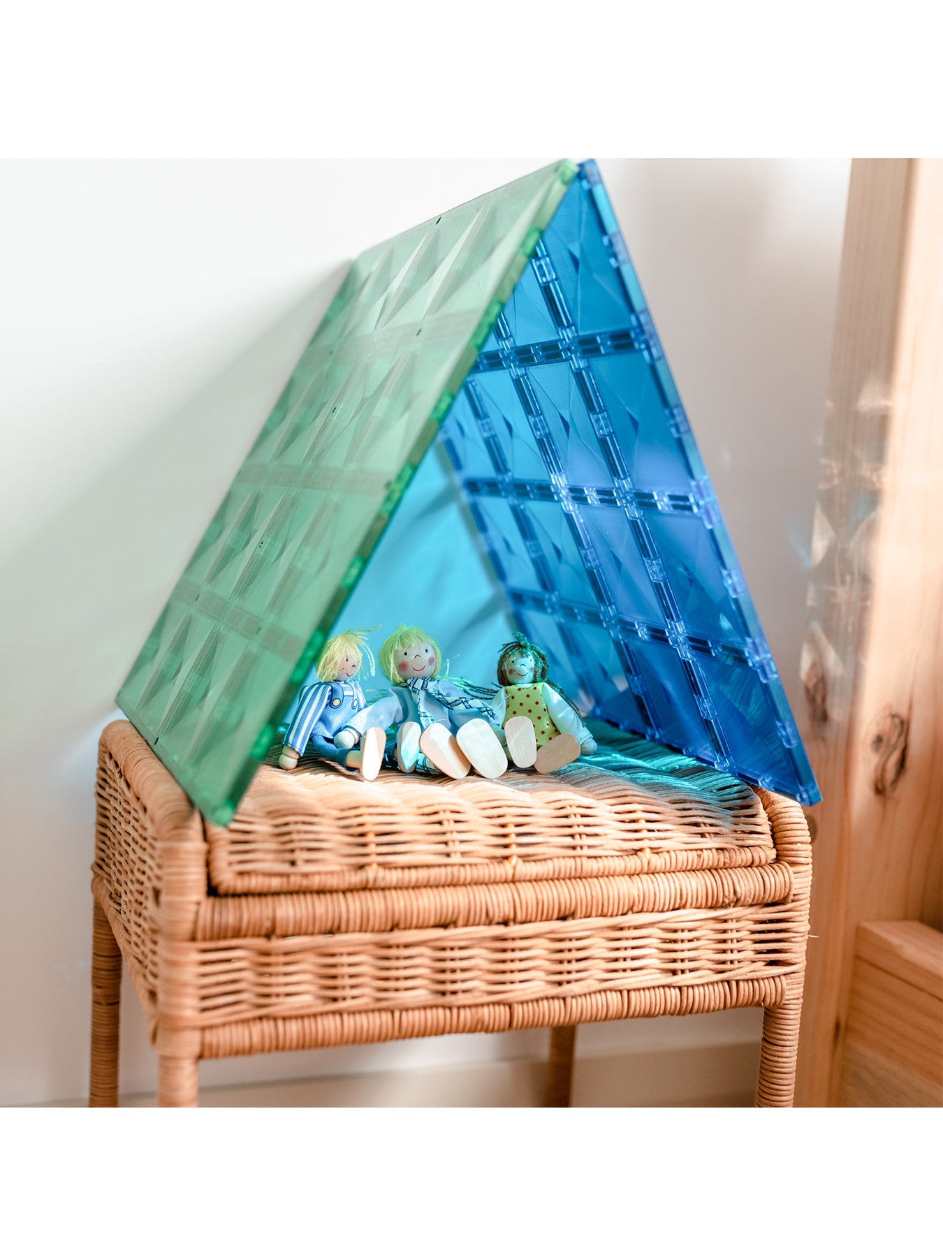 Rainbow Blue & Green Base Plates 2-Piece Set