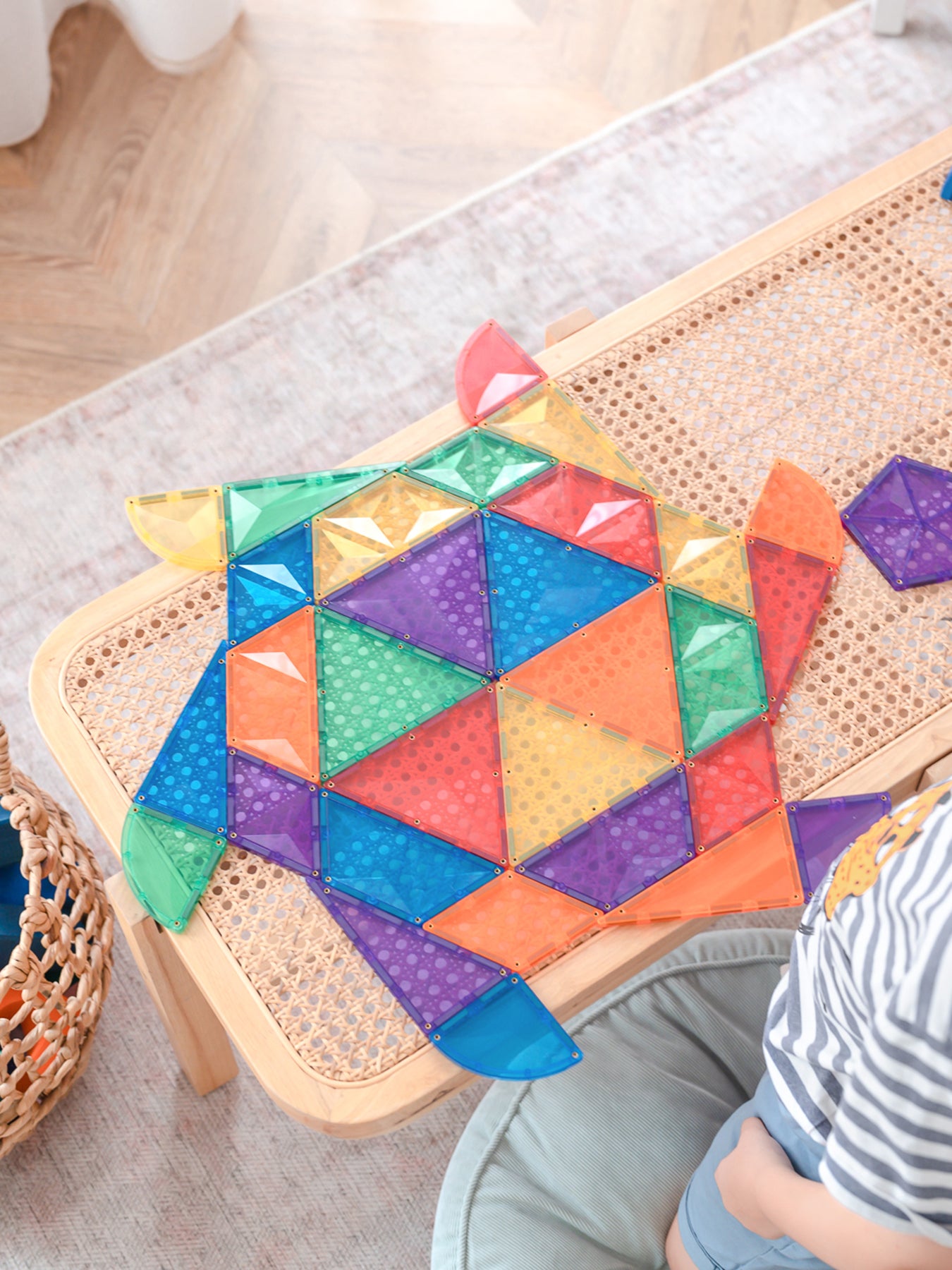 Rainbow Shape Expansion Magnetic Tile Set