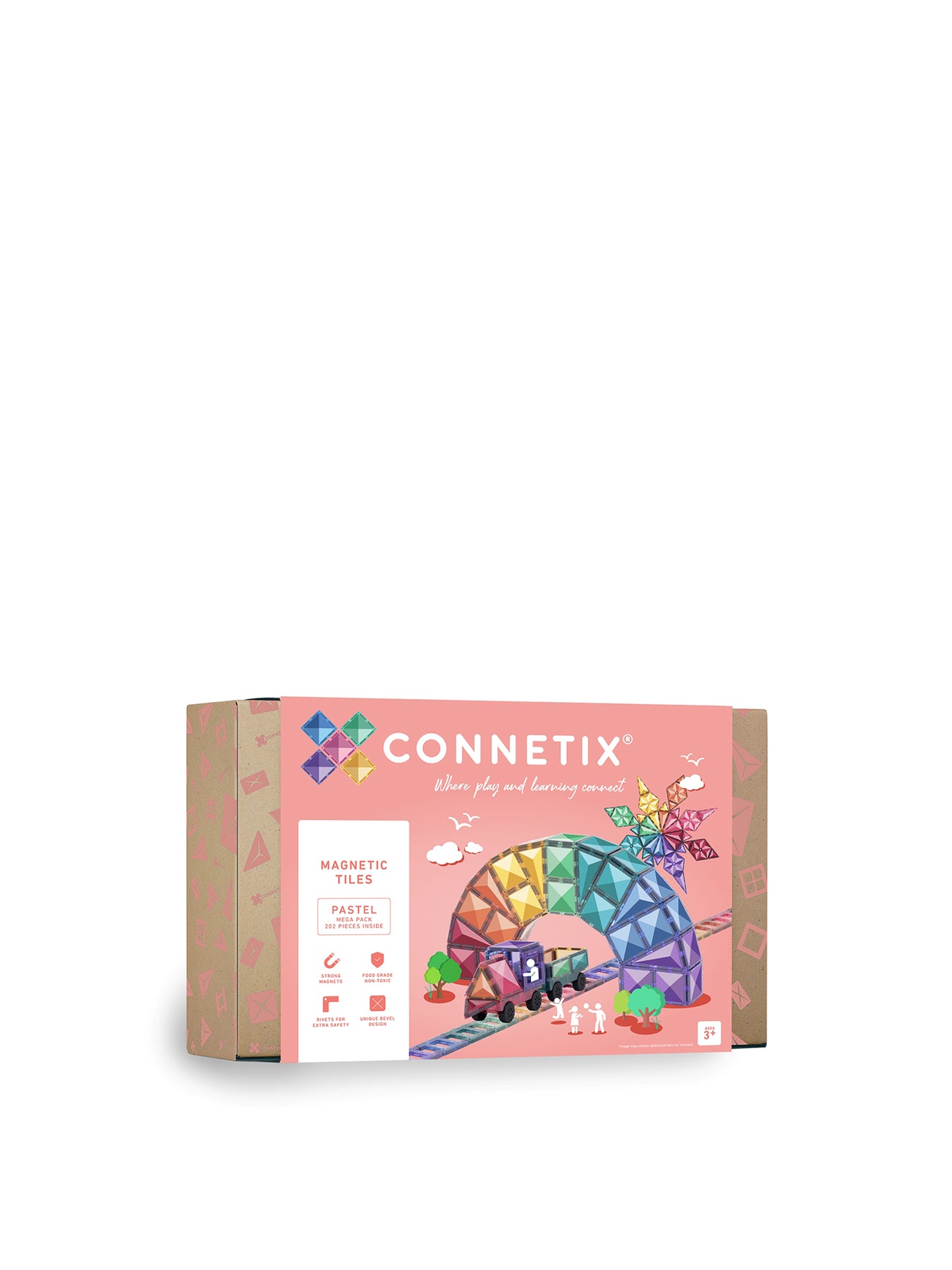 Pastel Mega Magnetic Tile Set