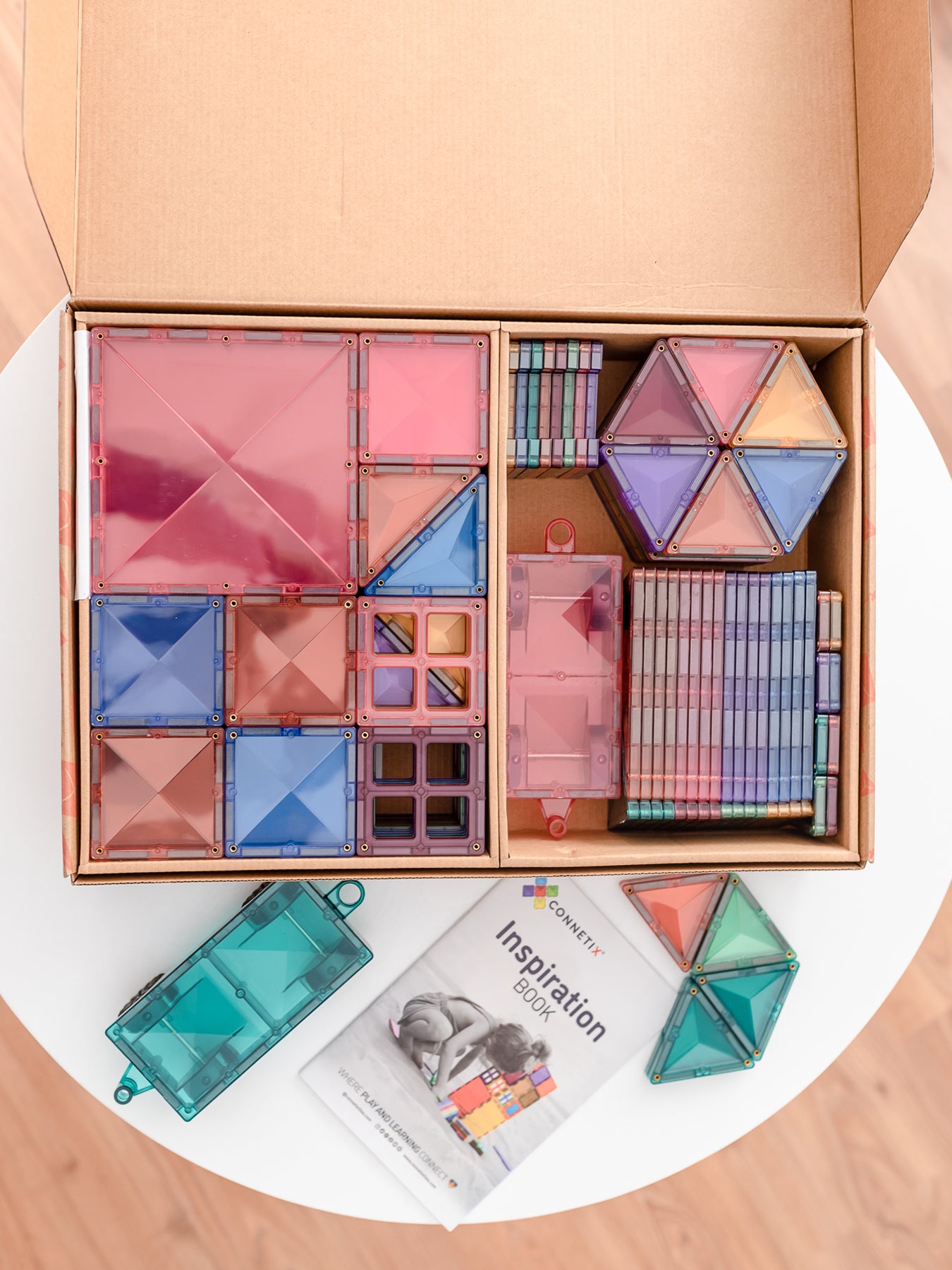 Pastel Mega Magnetic Tile Set