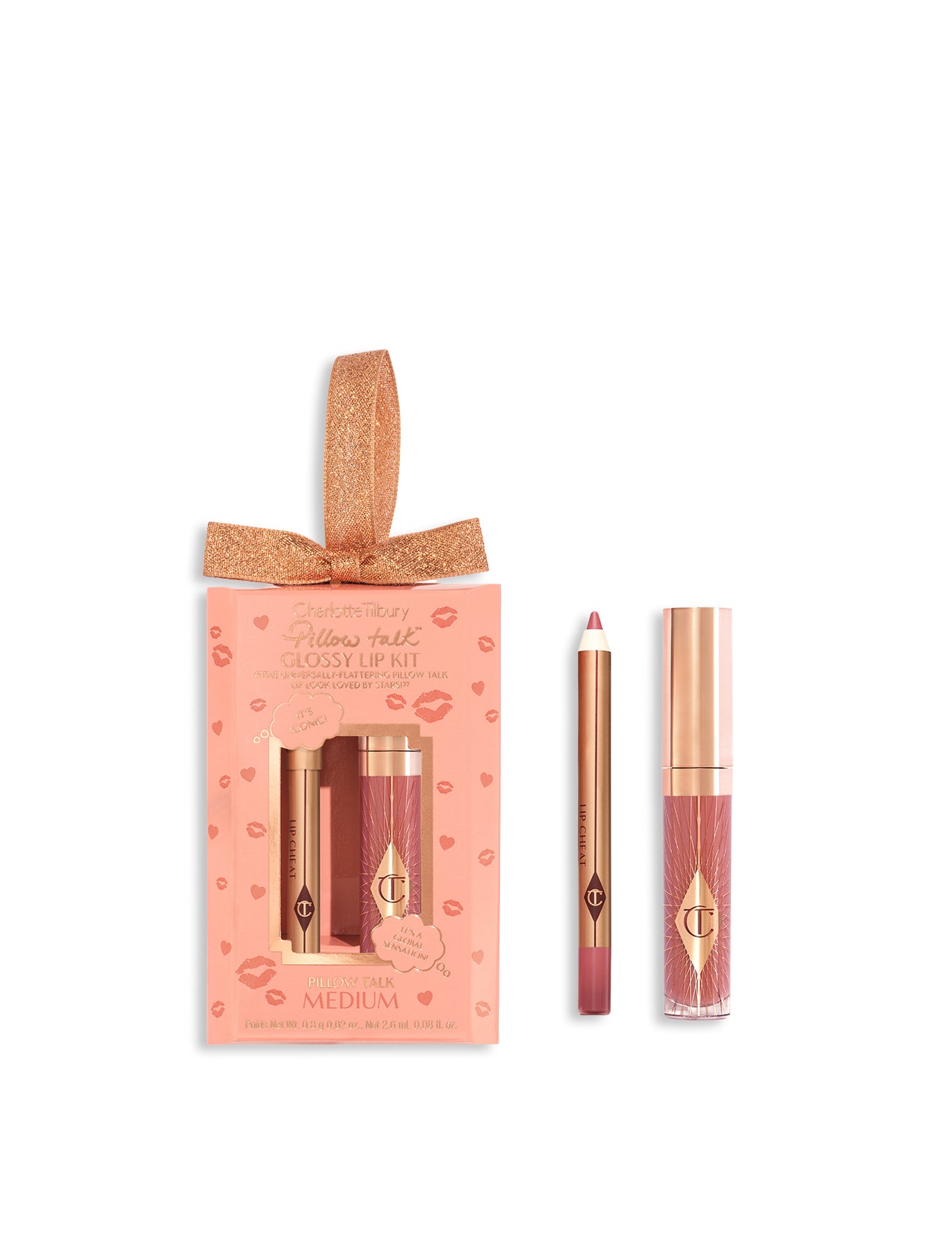 Pillow Talk Mini Glossy Lips Duo Medium