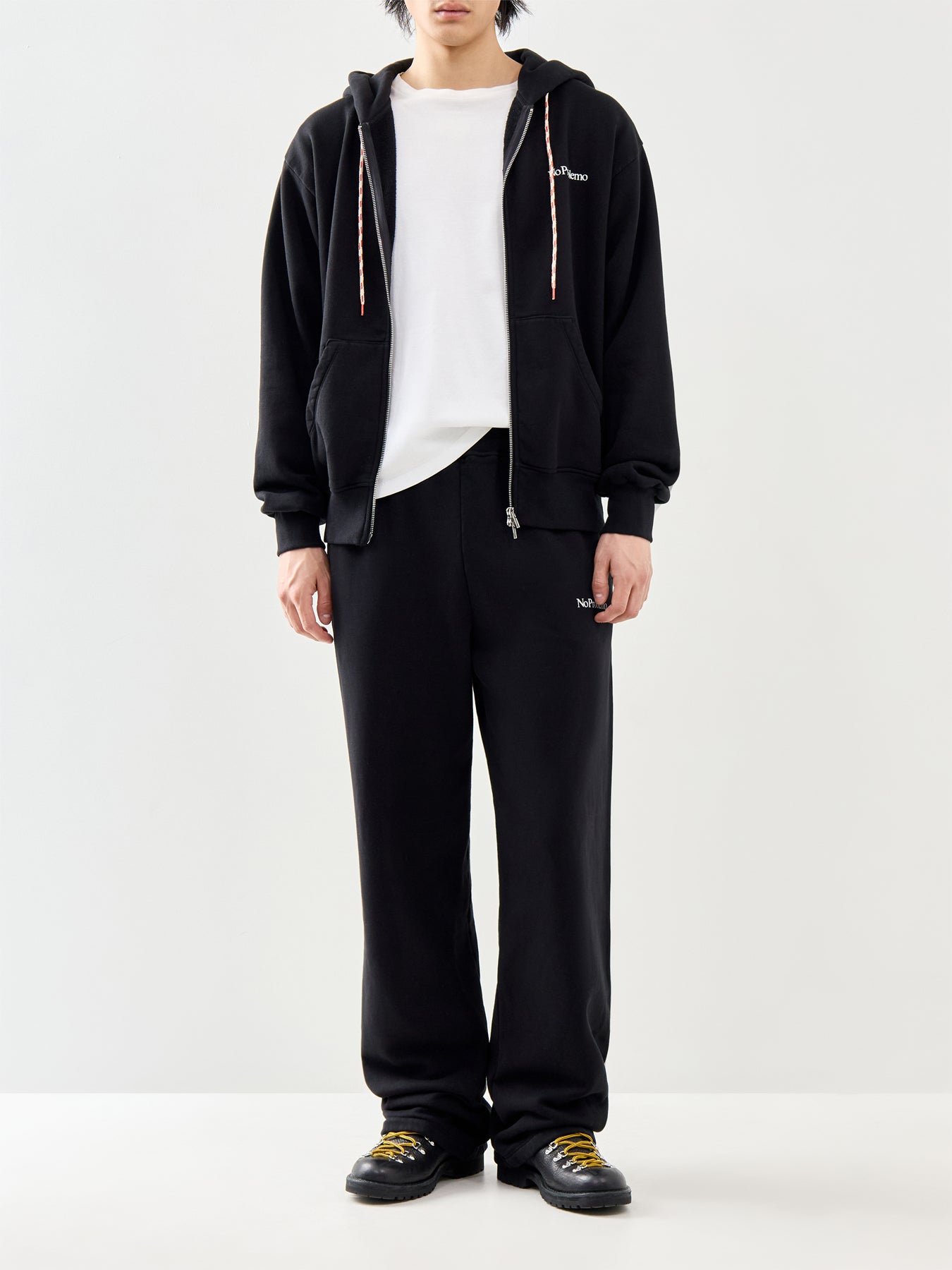 Mini Problemo Zip Hoodie Black
