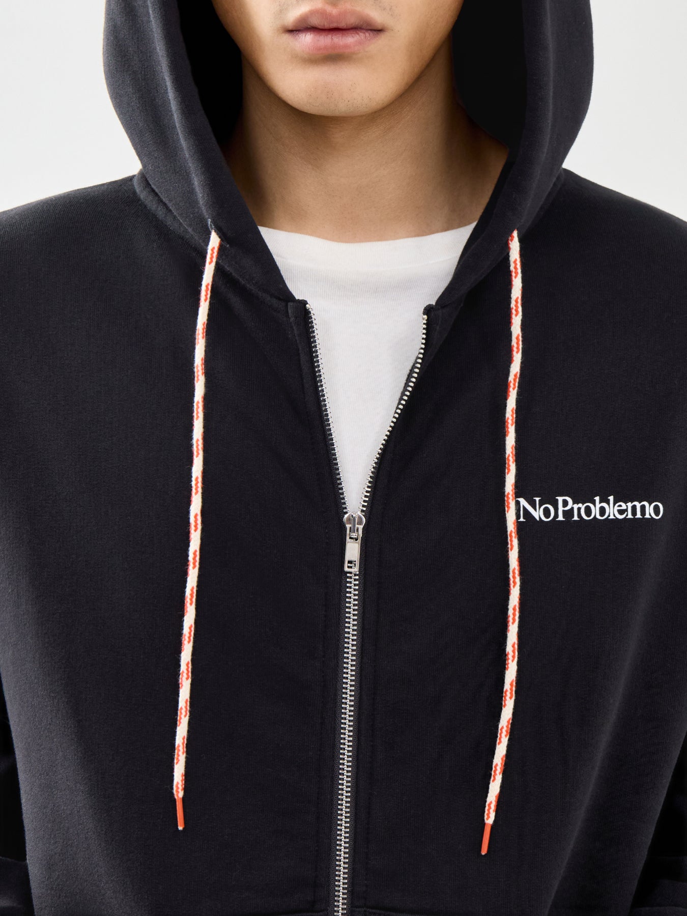 Mini Problemo Zip Hoodie Black