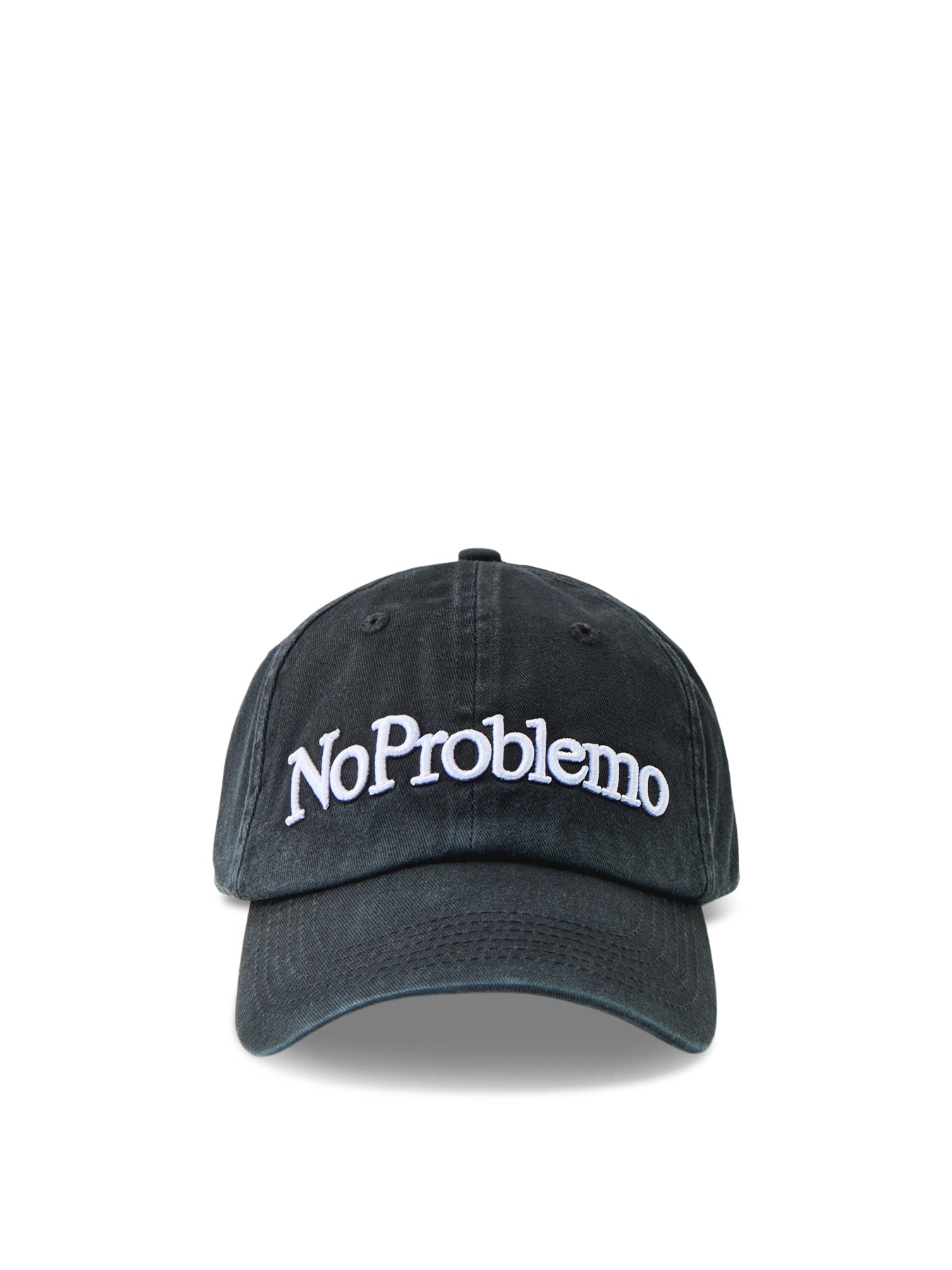 Logo Cotton Cap Black