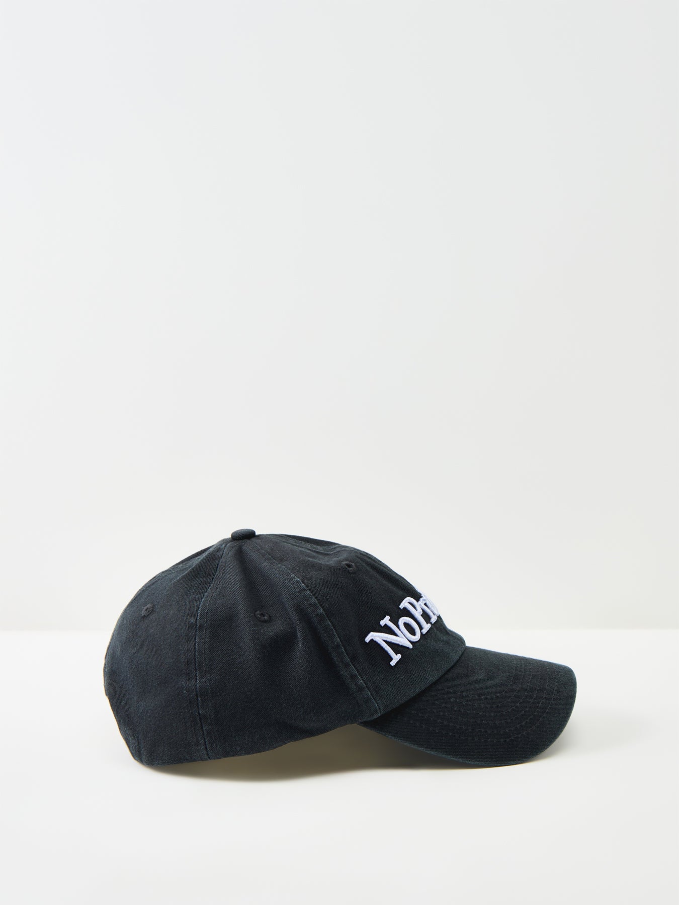 Logo Cotton Cap Black