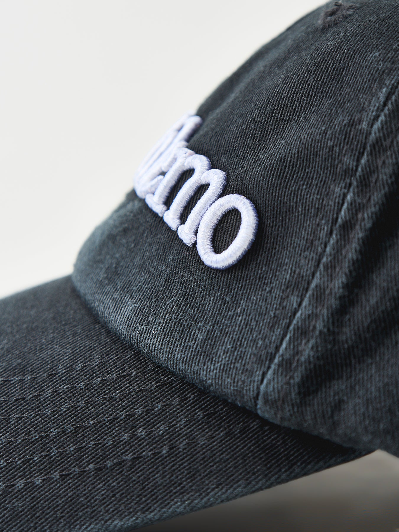 Logo Cotton Cap Black