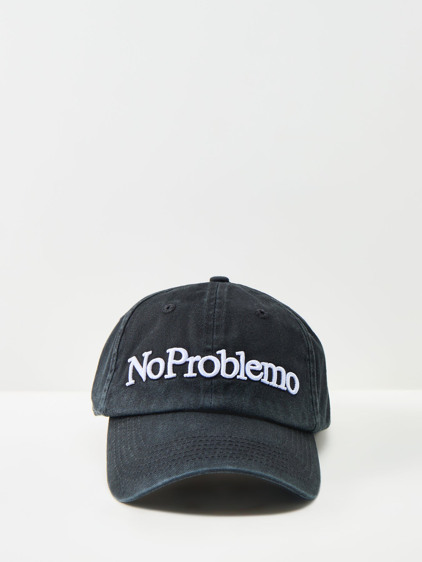 Logo Cotton Cap Black
