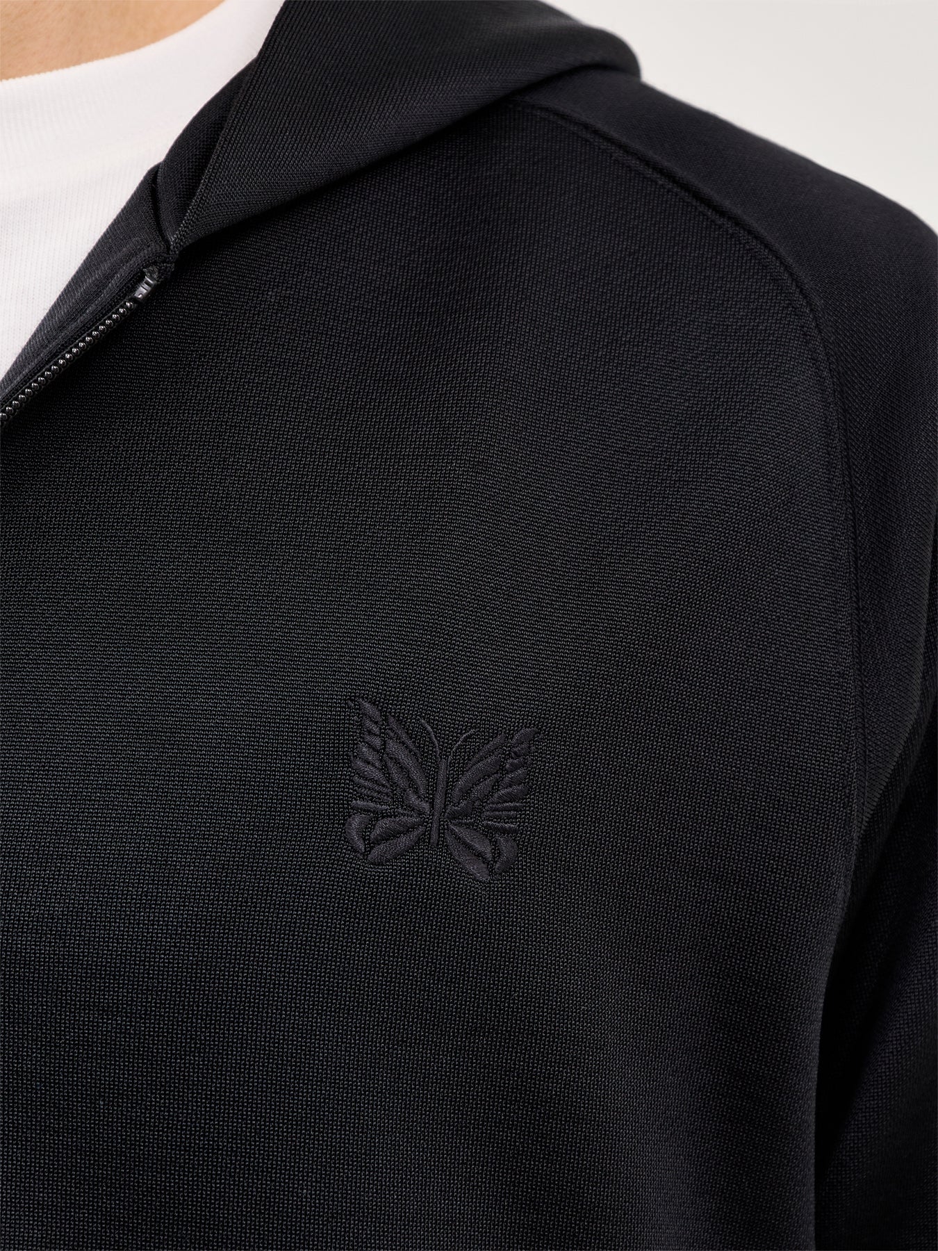 Zipped Hoodie Black