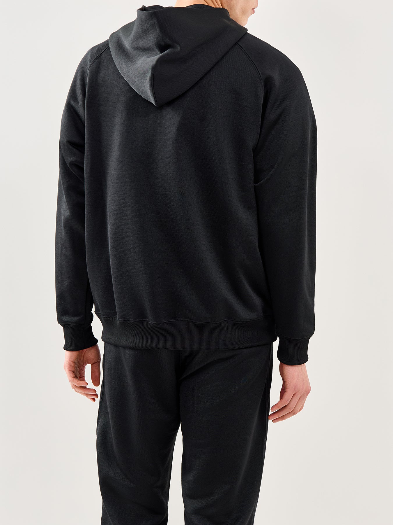 Zipped Hoodie Black