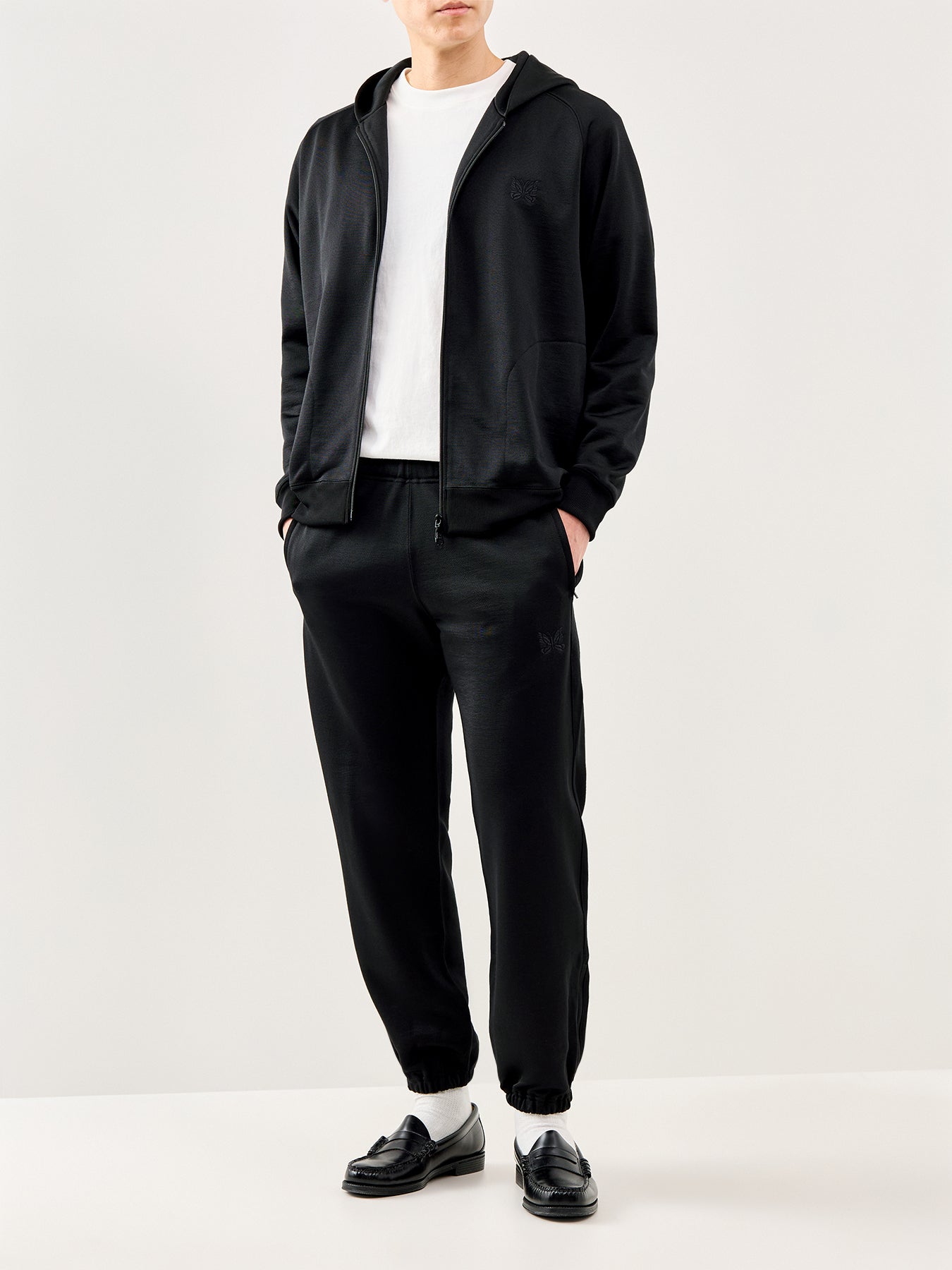 Zipped Sweatpants Black