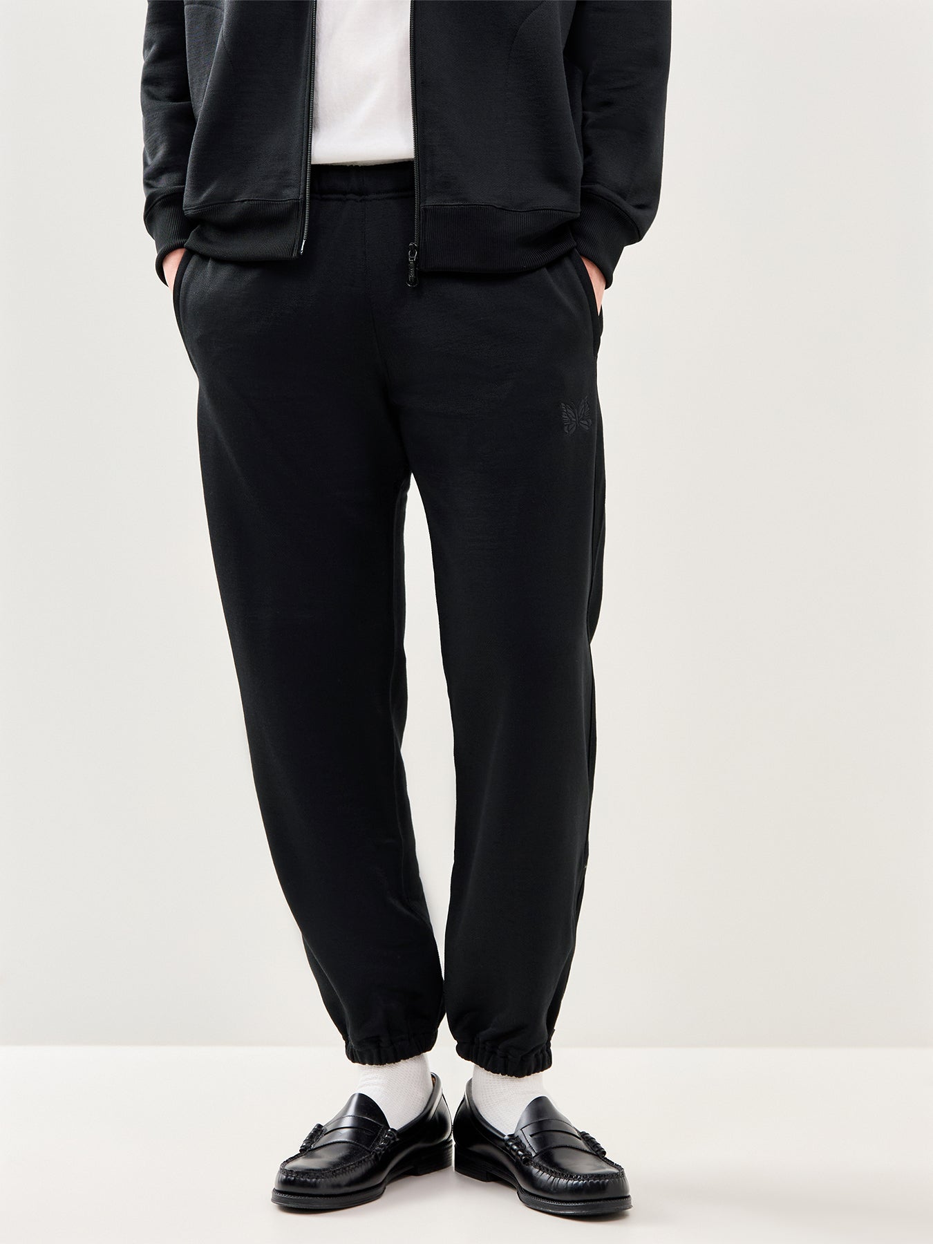 Zipped Sweatpants Black