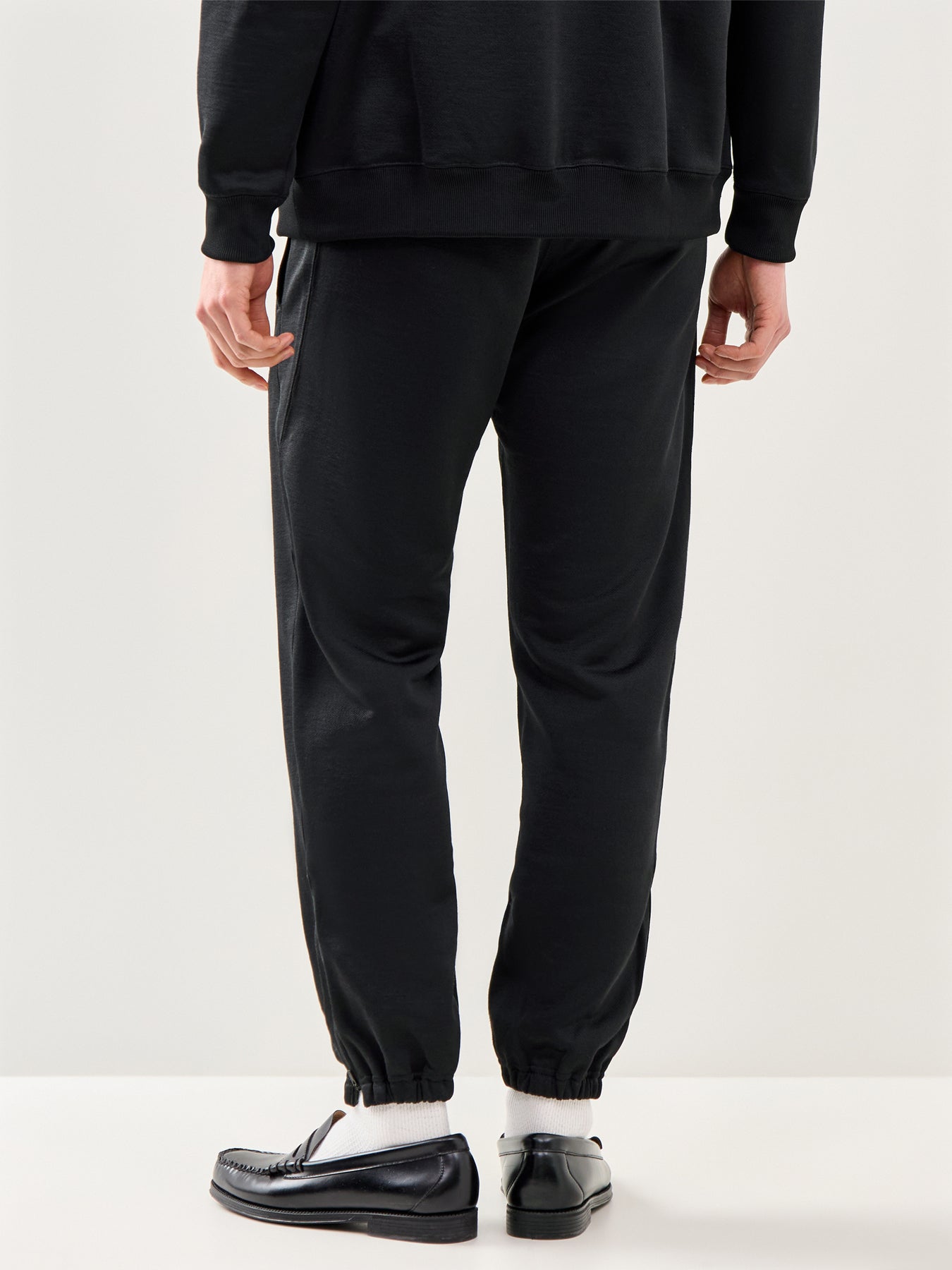 Zipped Sweatpants Black