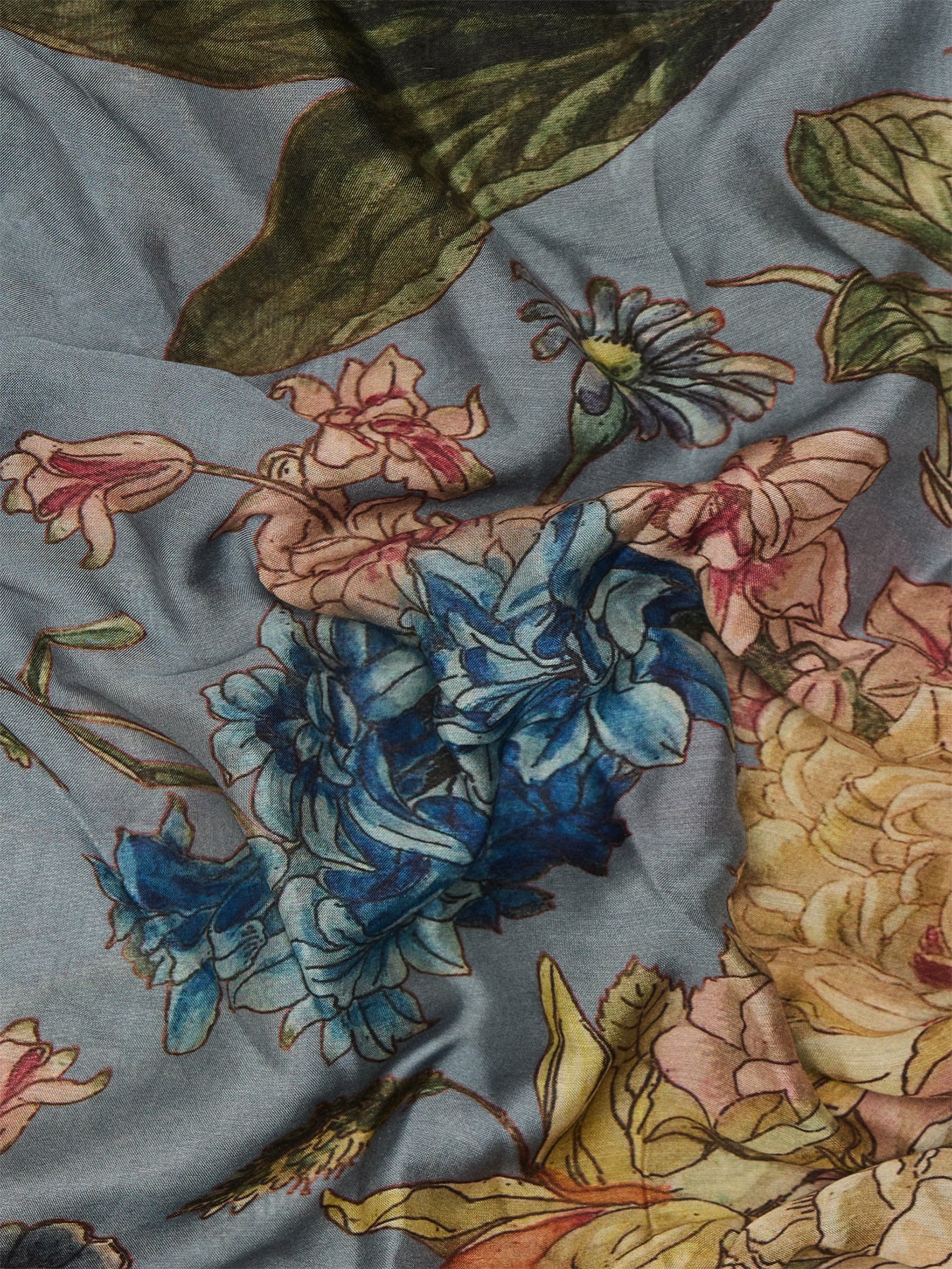 Primula Print Scarf Slate