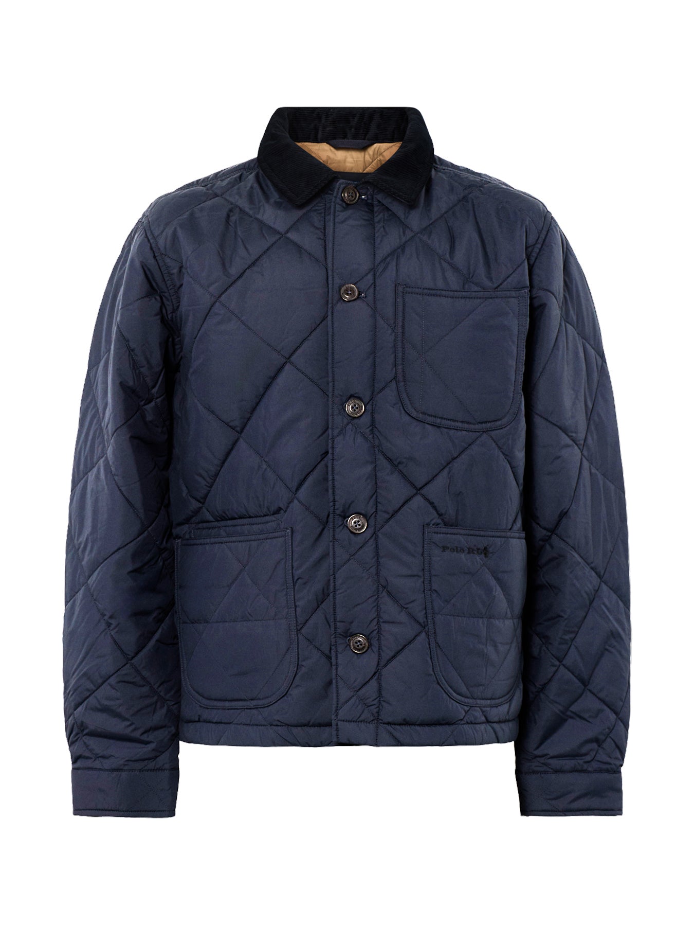 Insulated Quilted Jacket Navy