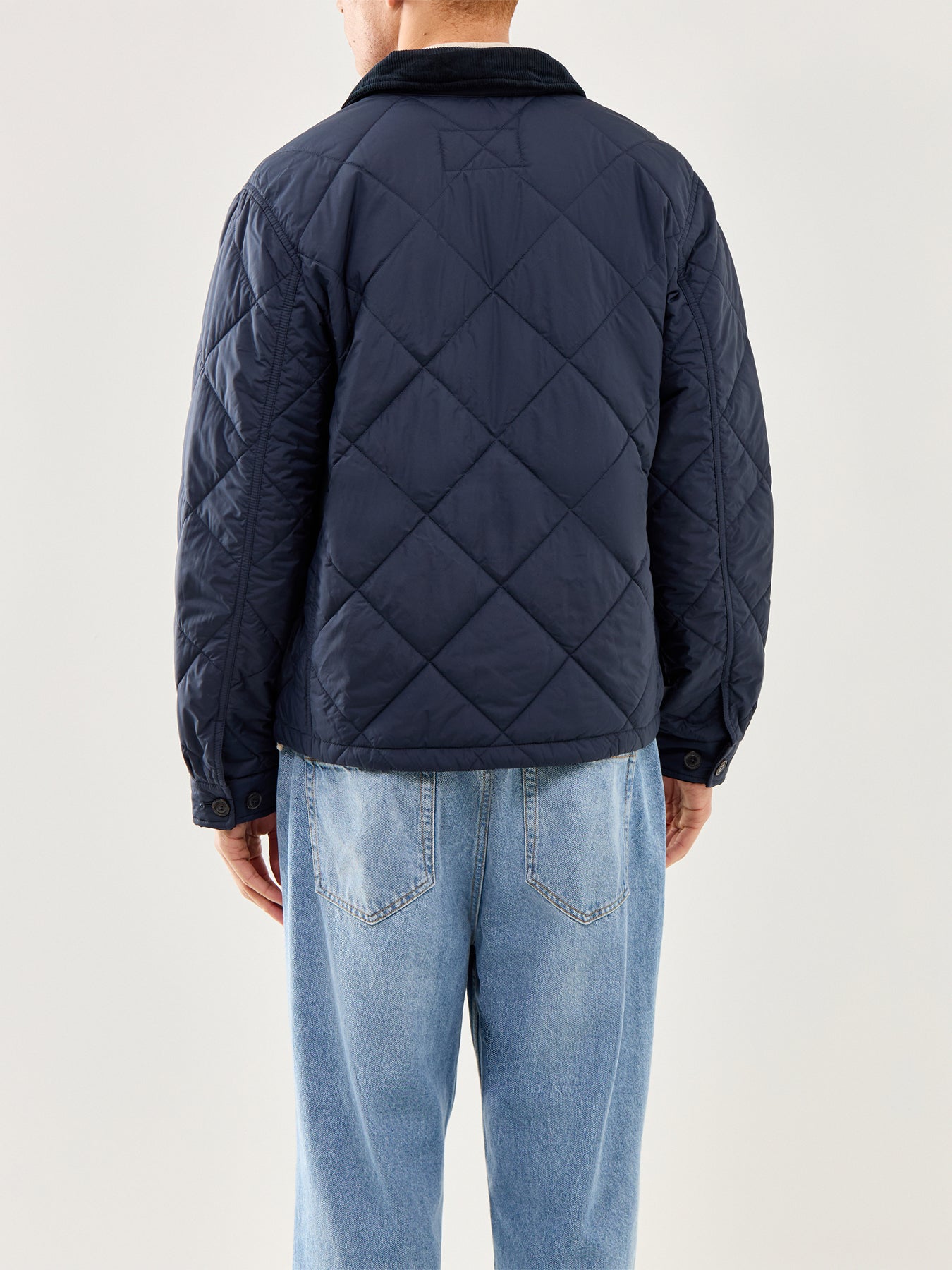 Insulated Quilted Jacket Navy
