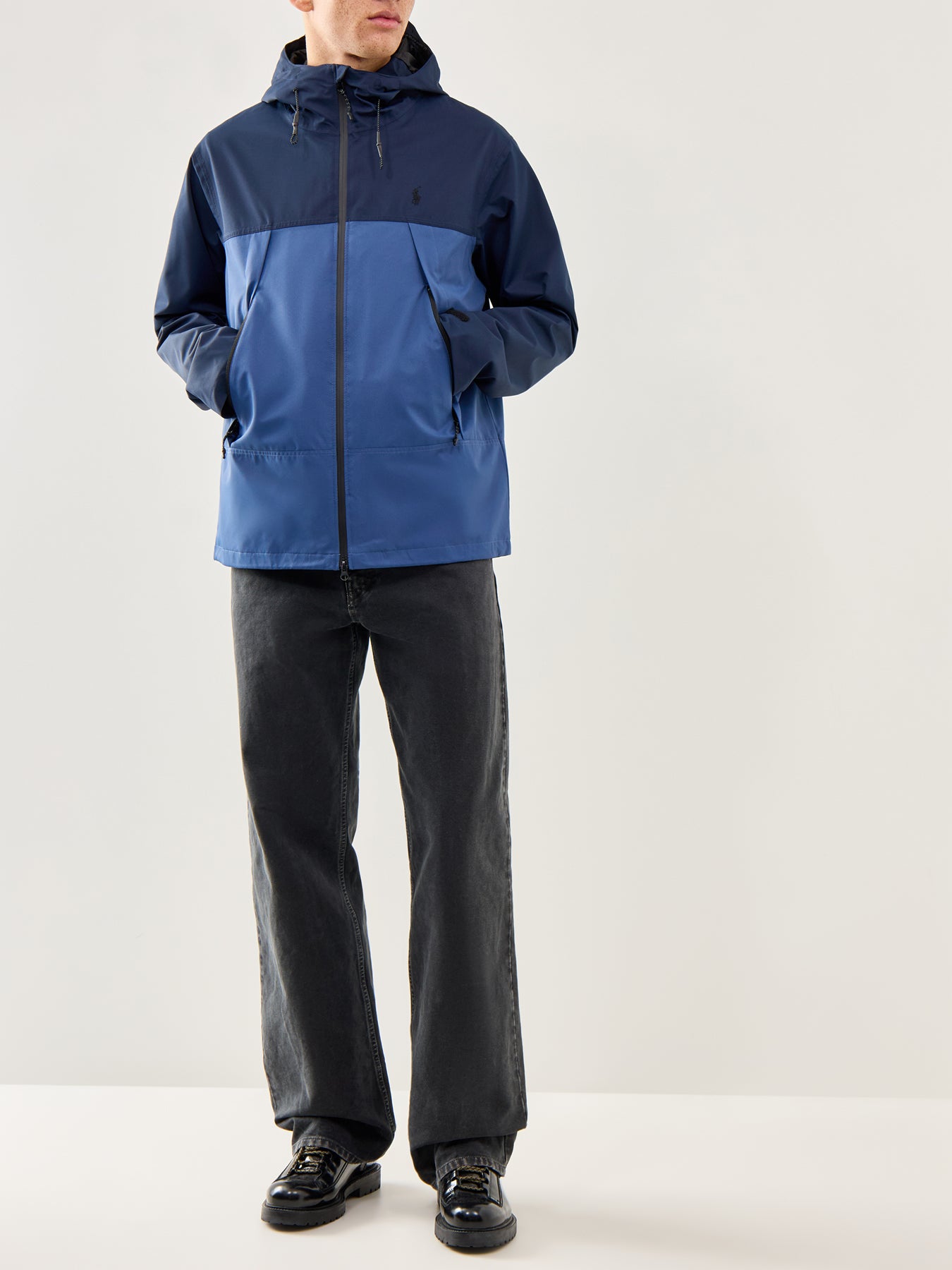 Colourblock Hooded Padded Jacket Multi