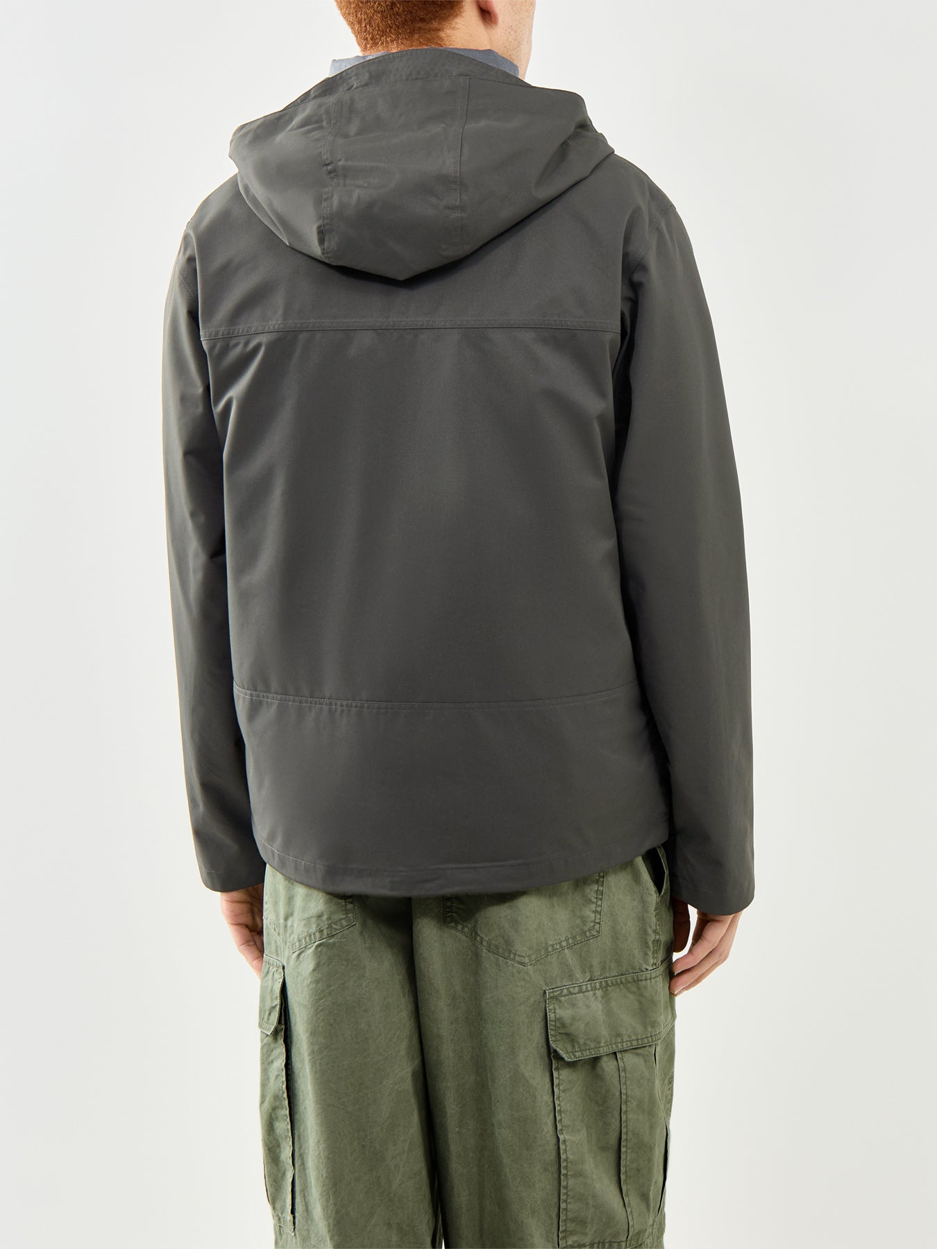 Hooded Padded Jacket Grey