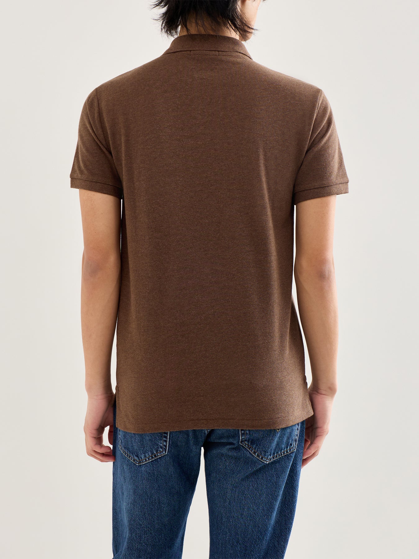 Slim Fit Polo Shirt Brown
