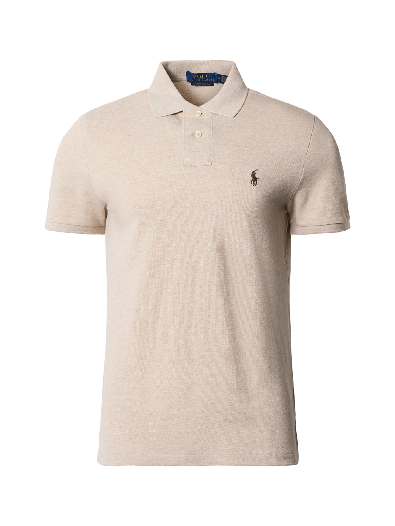Custom Fit Polo Top Grey
