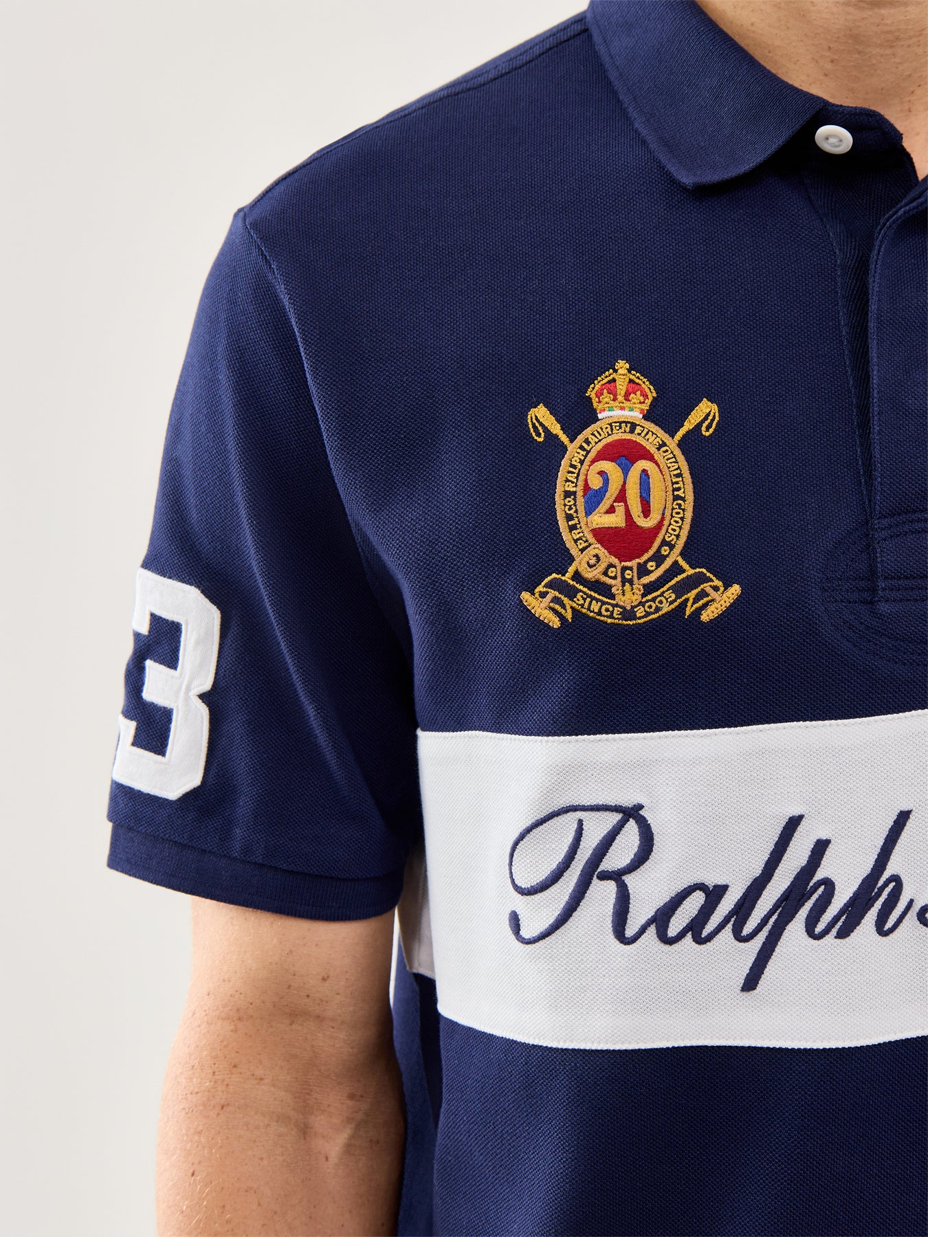 Big Logo Classic Polo Shirt Navy