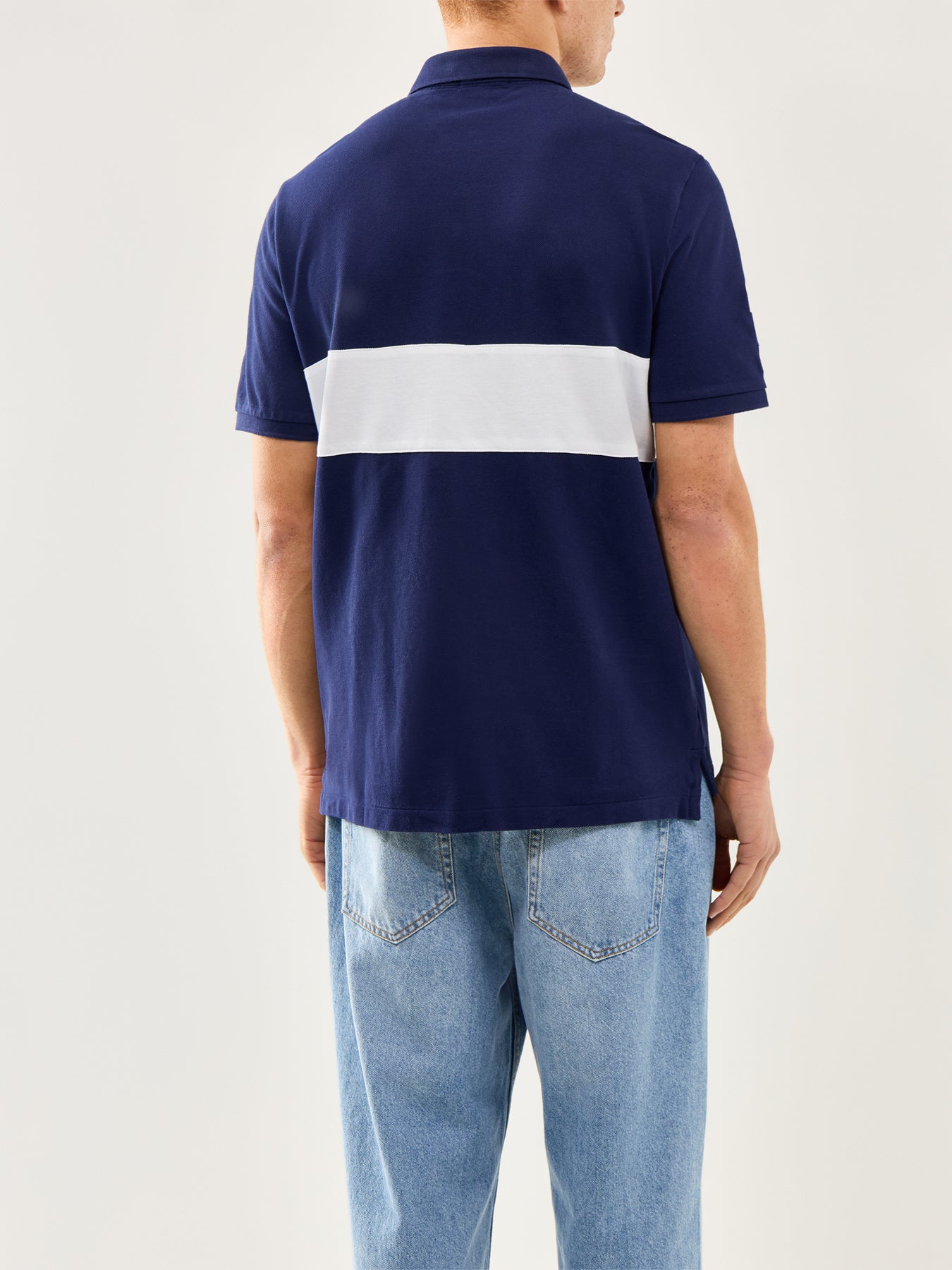 Big Logo Classic Polo Shirt Navy