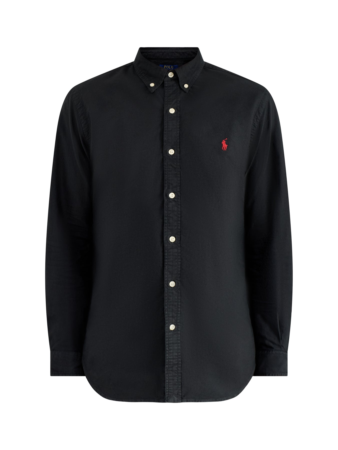 Slim Fit Oxford Shirt Black