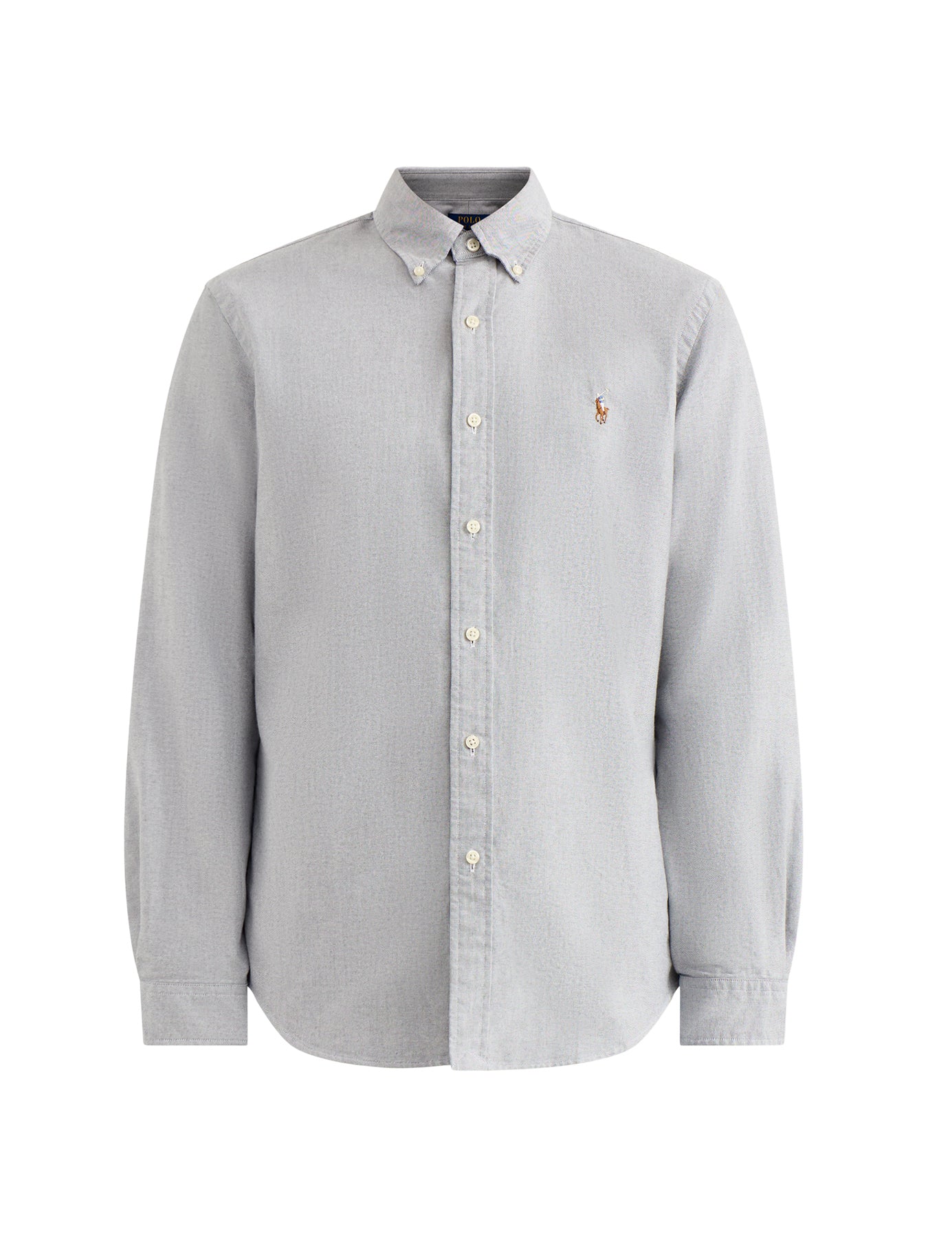 Custom Fit Oxford Shirt Grey