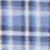 Custom Fit Stretch Poplin Check Shirt Blue