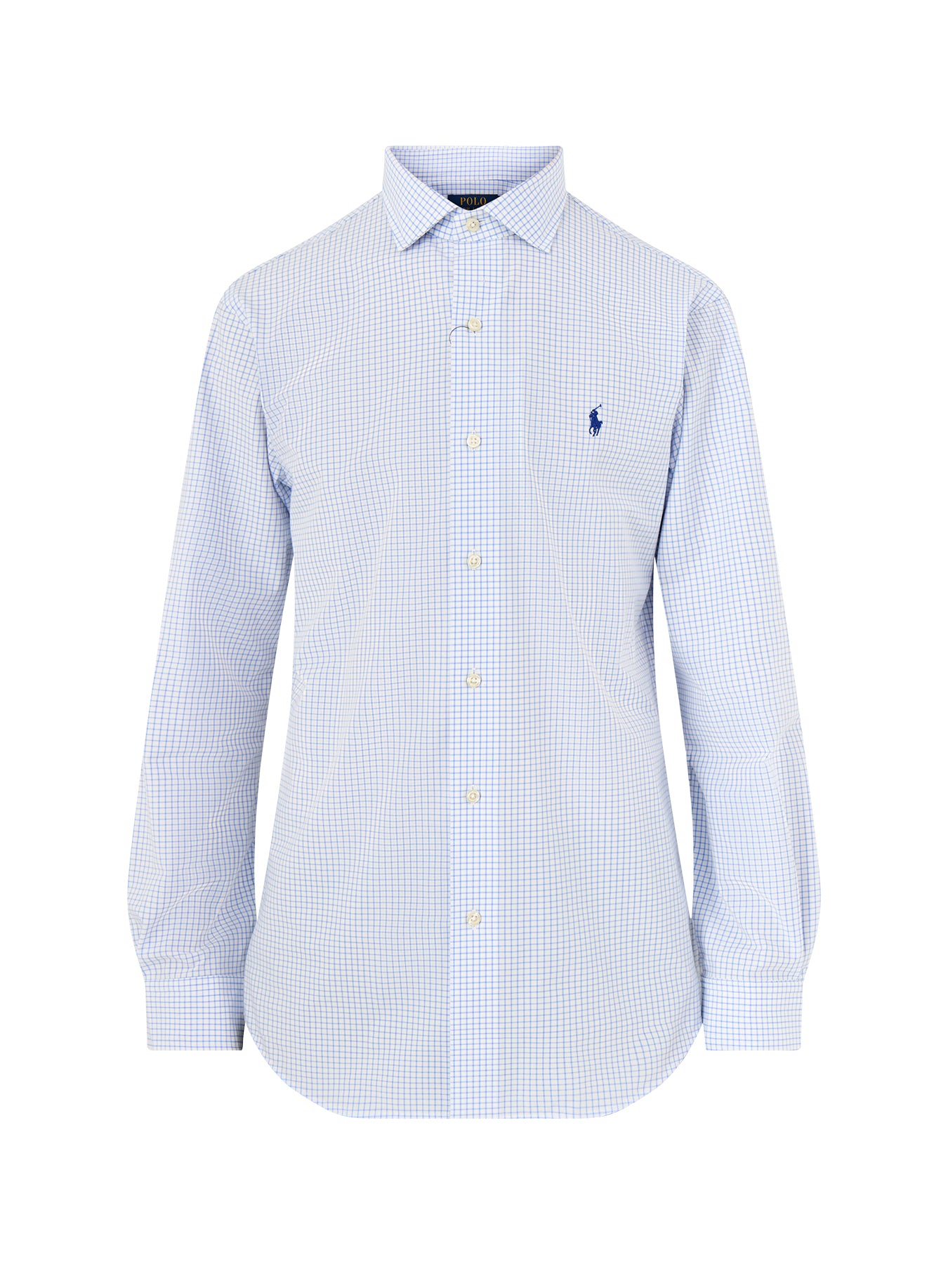 Custom Fit Stretch Poplin Tattersall Check Shirt