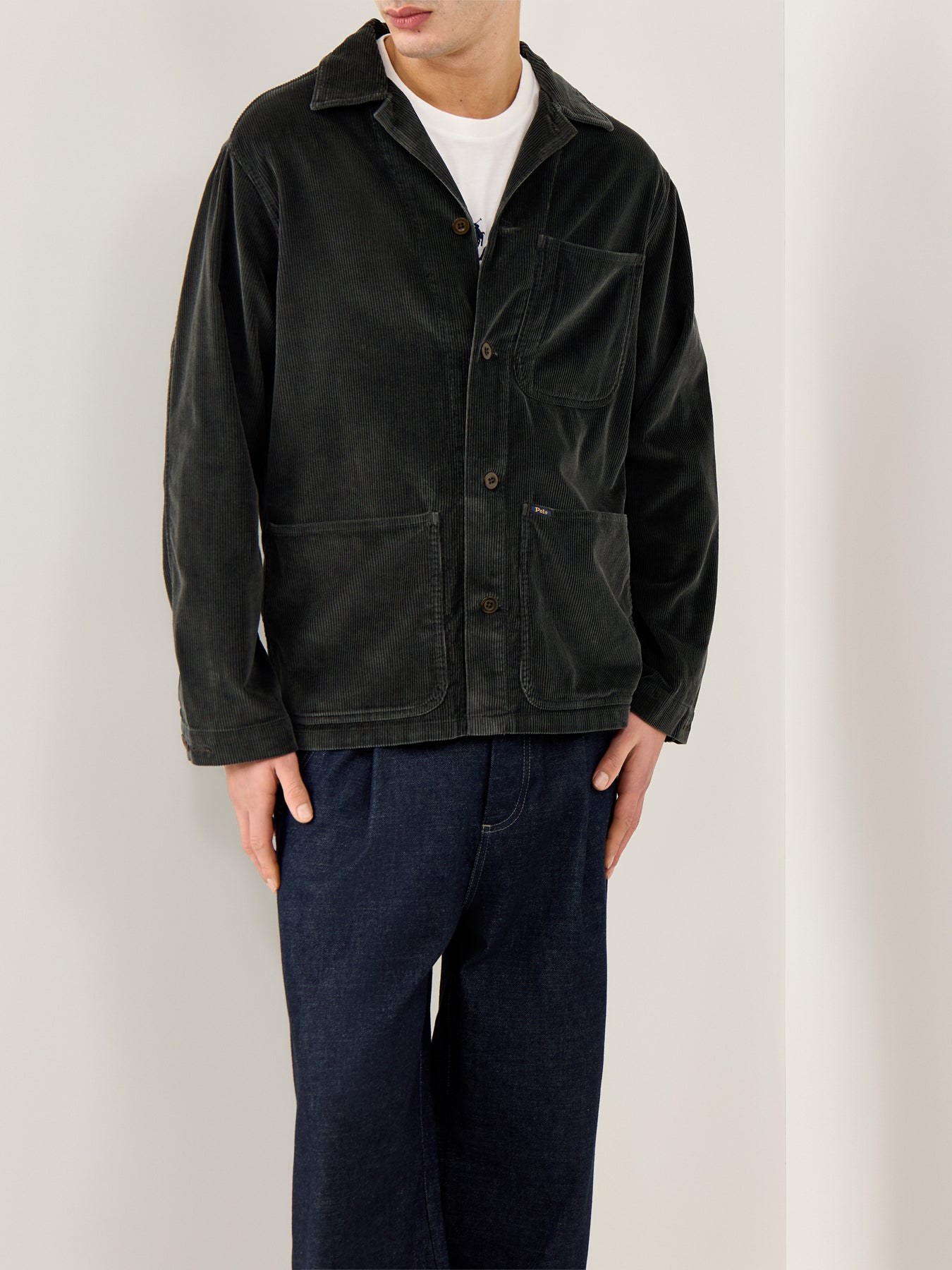 Corduroy Overshirt Grey
