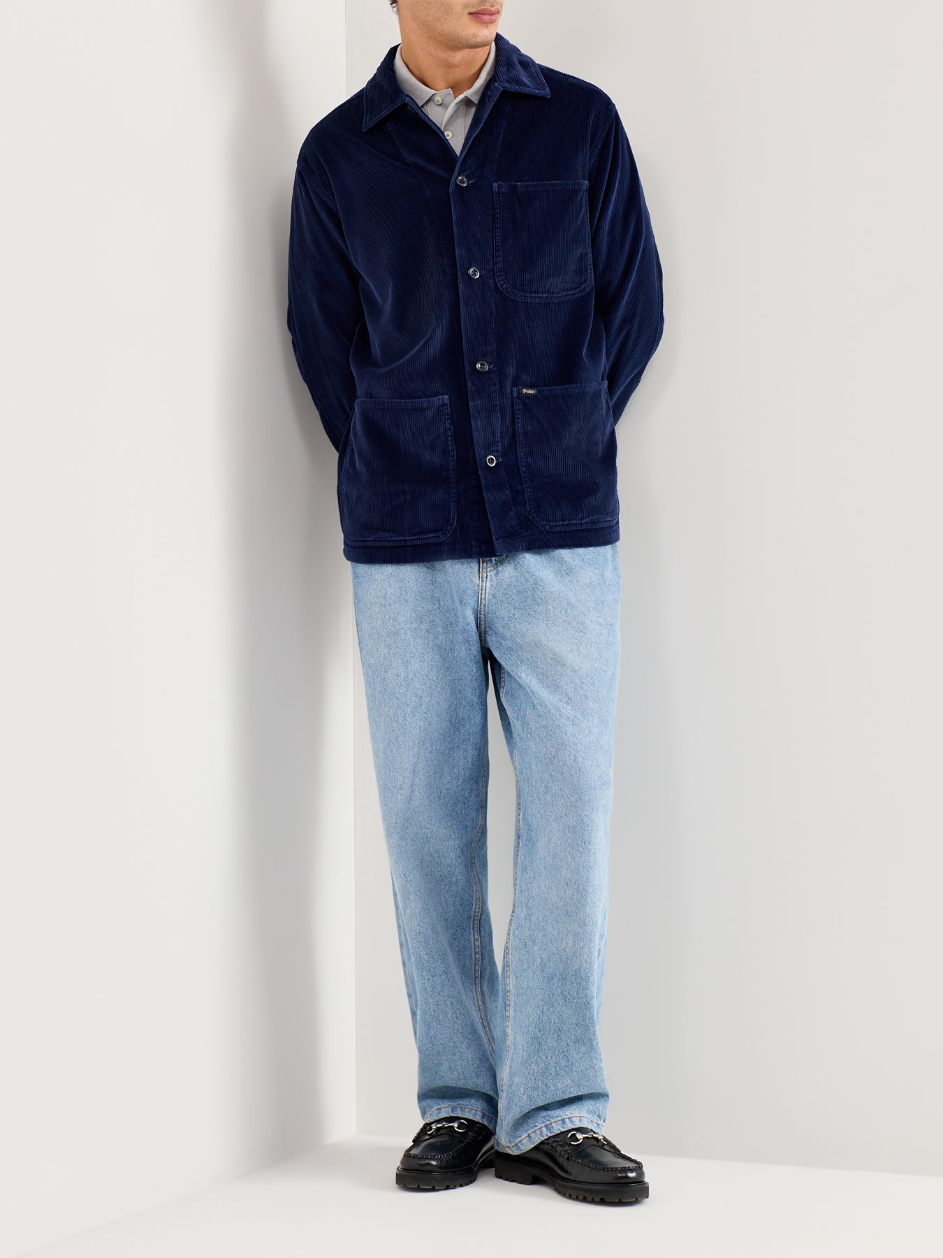 Corduroy Overshirt Navy