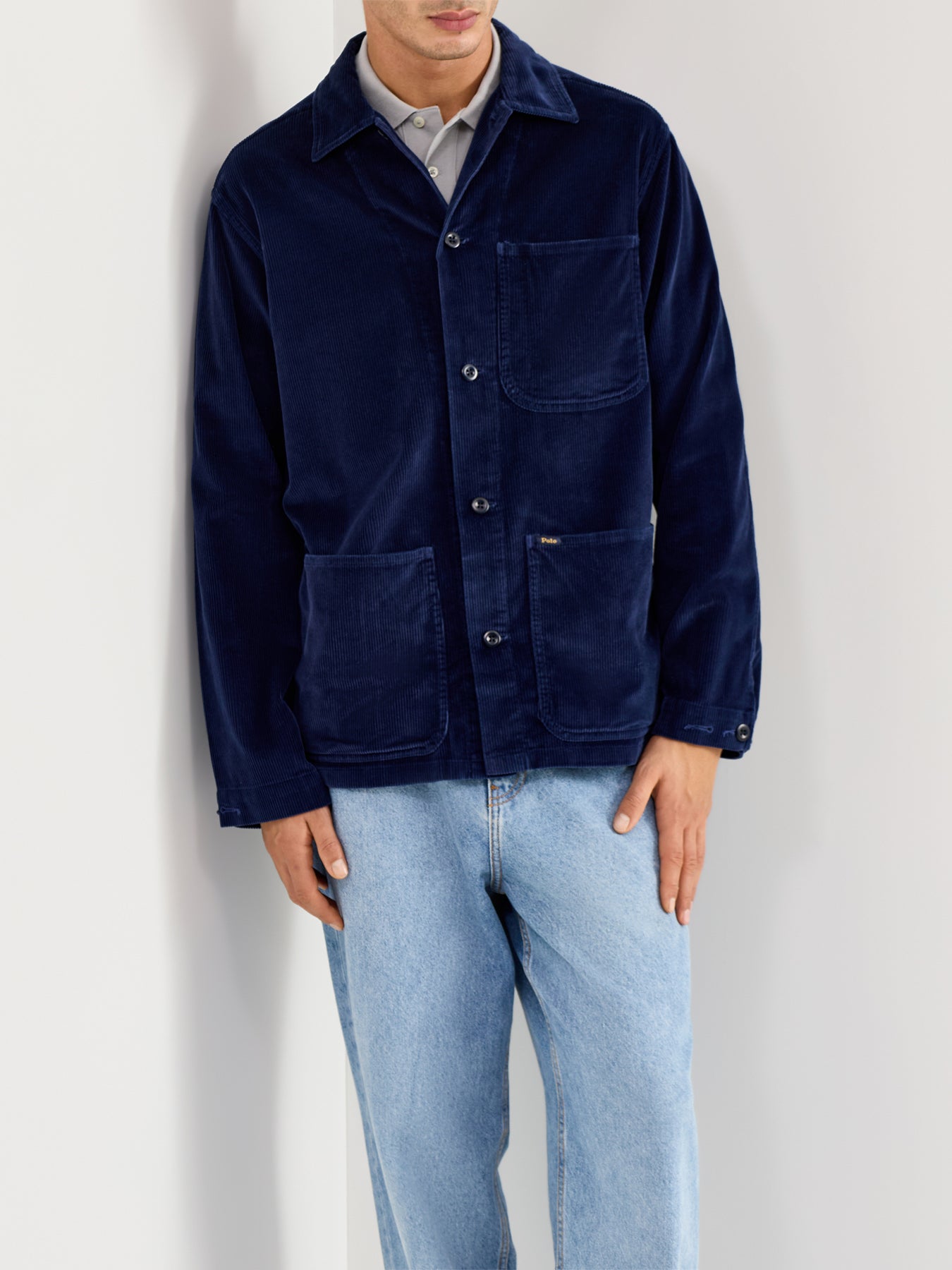Corduroy Overshirt Navy