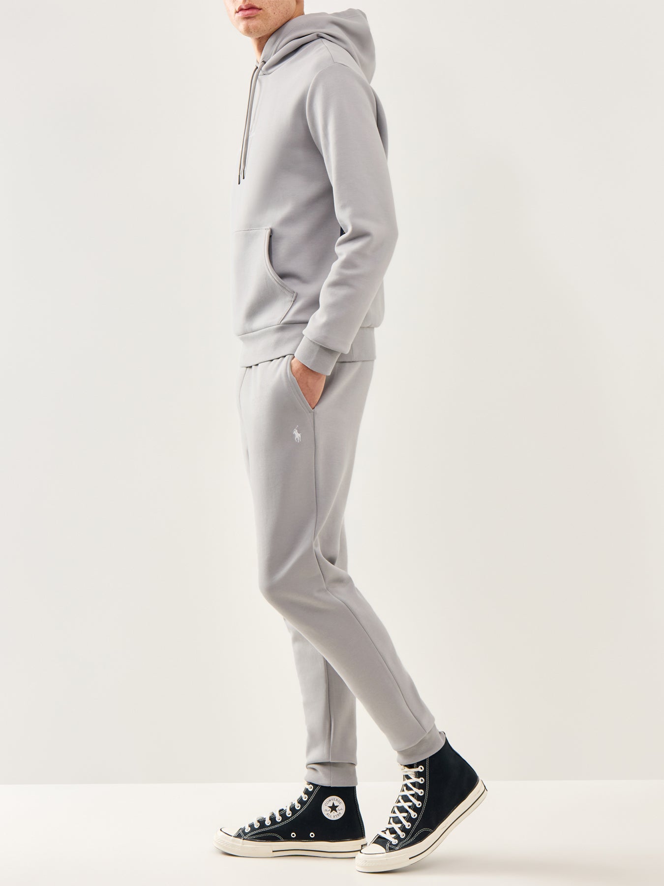 Double Knit Joggers Grey