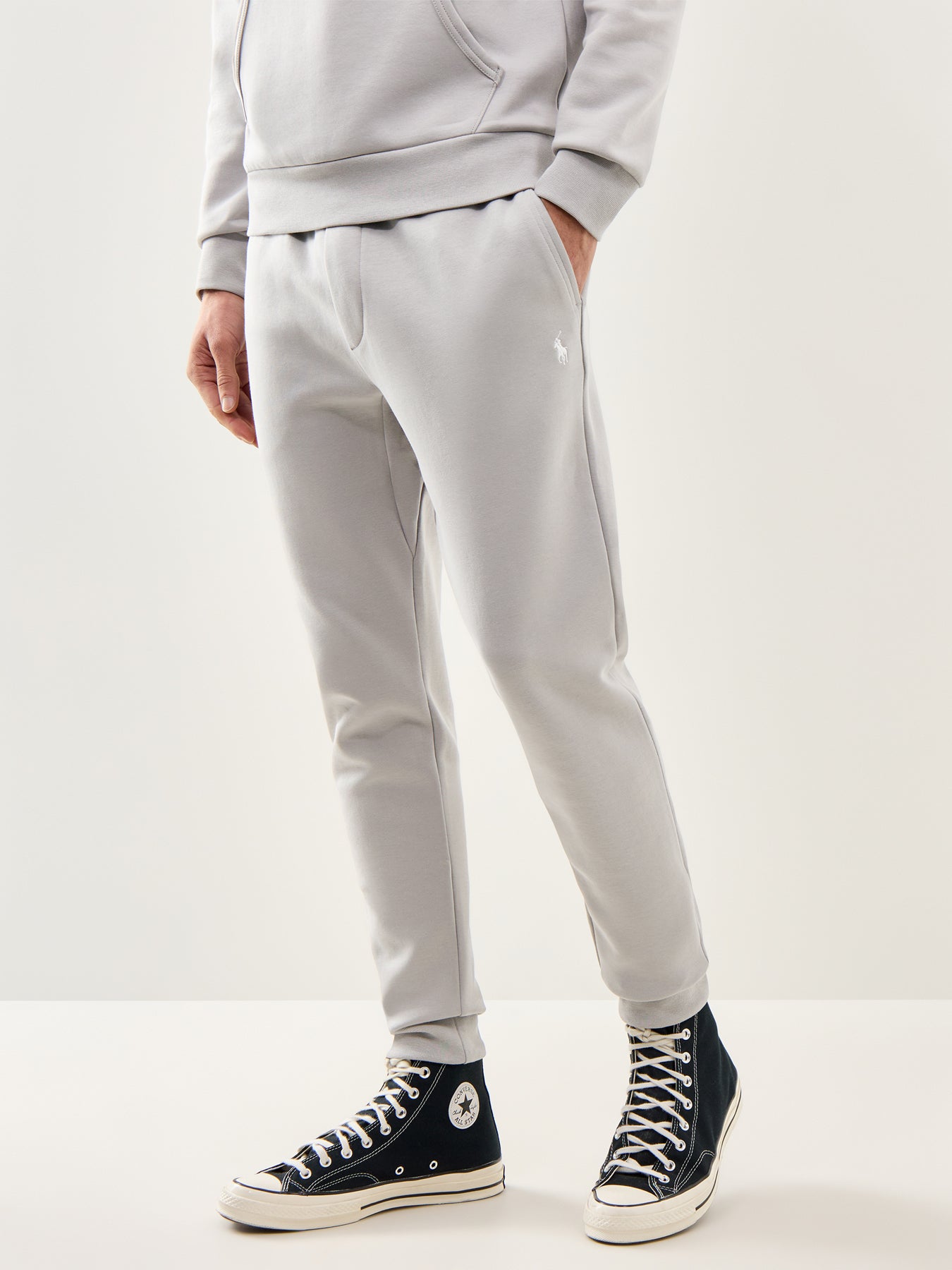 Double Knit Joggers Grey