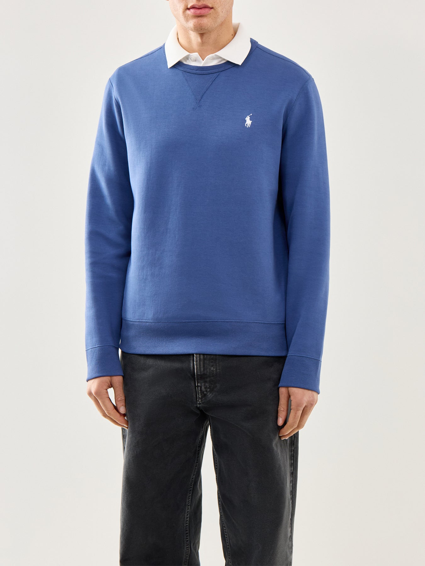 Double Knit Crew Sweat Blue