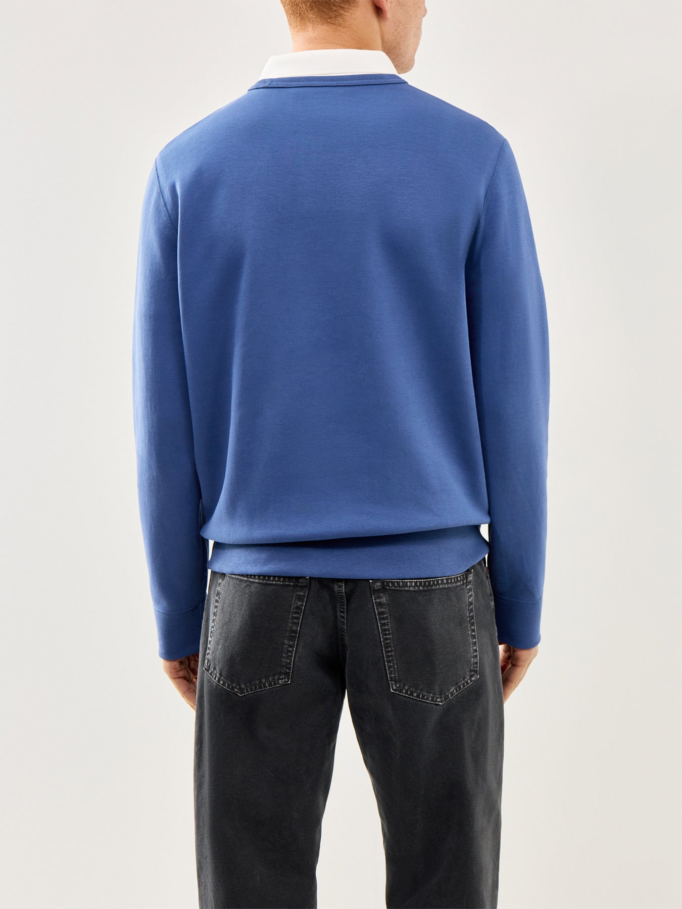 Double Knit Crew Sweat Blue