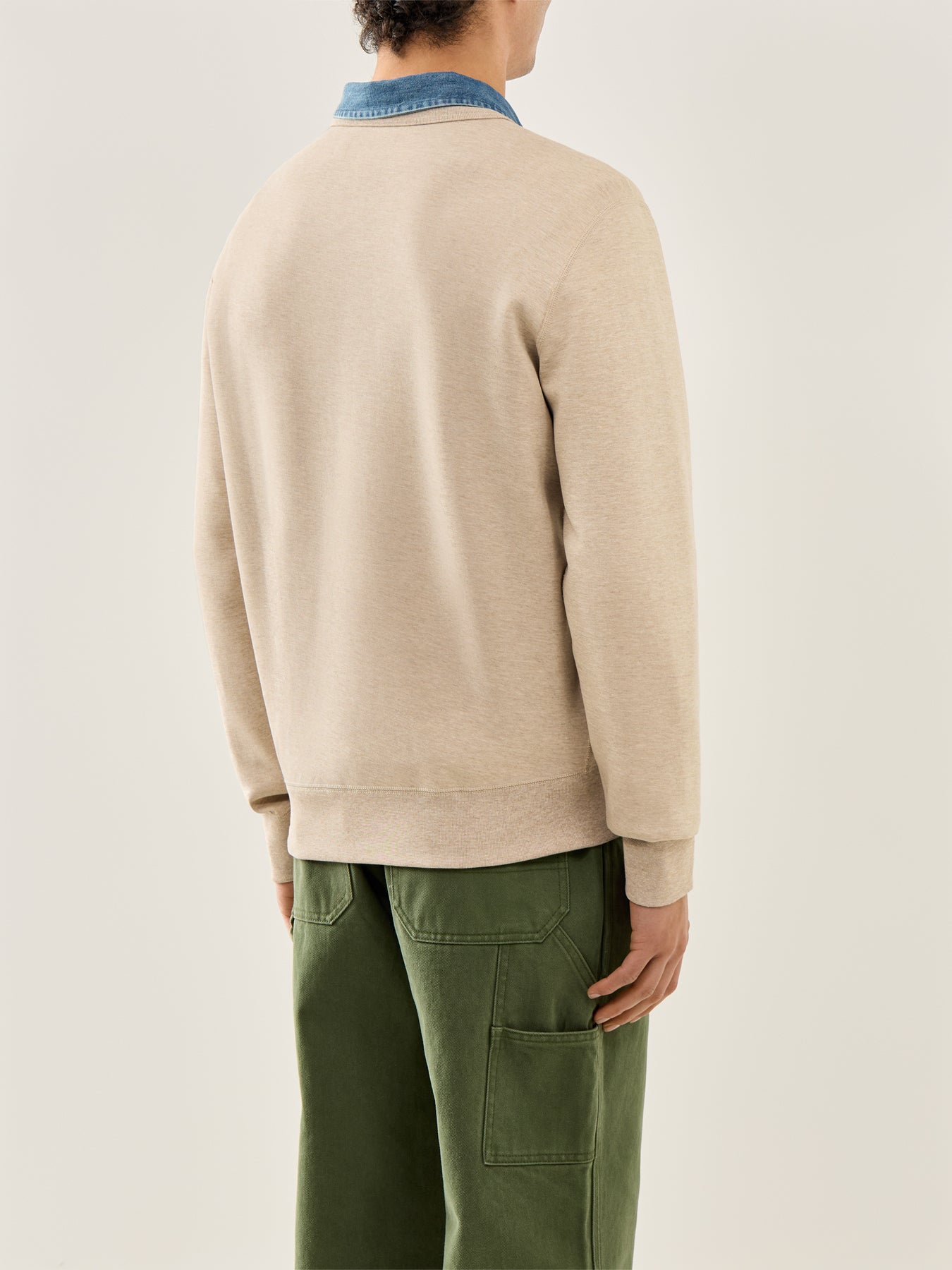 Double Knit Crew Sweat Beige