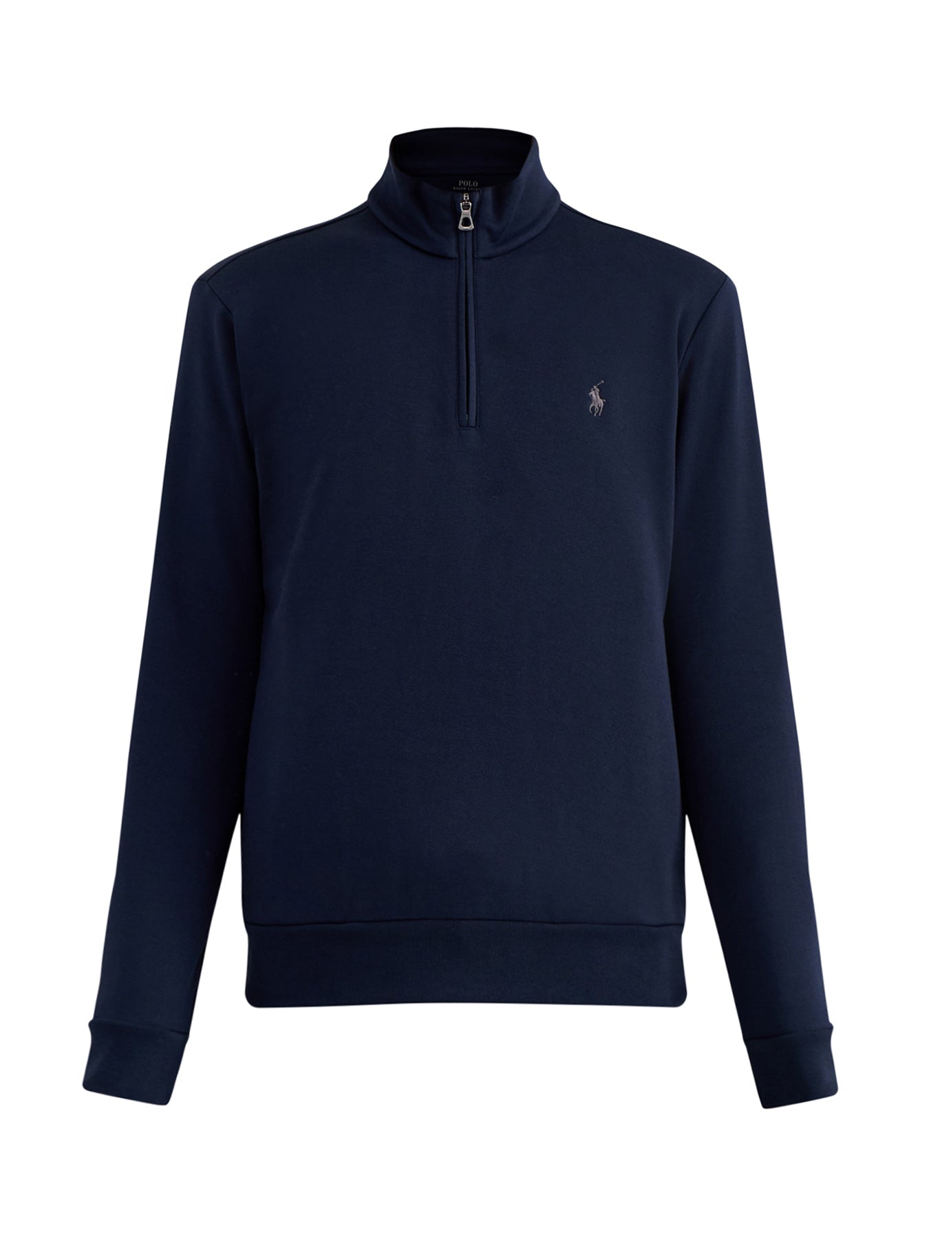 Lightweight Double Knit Quarter Zip Navy
