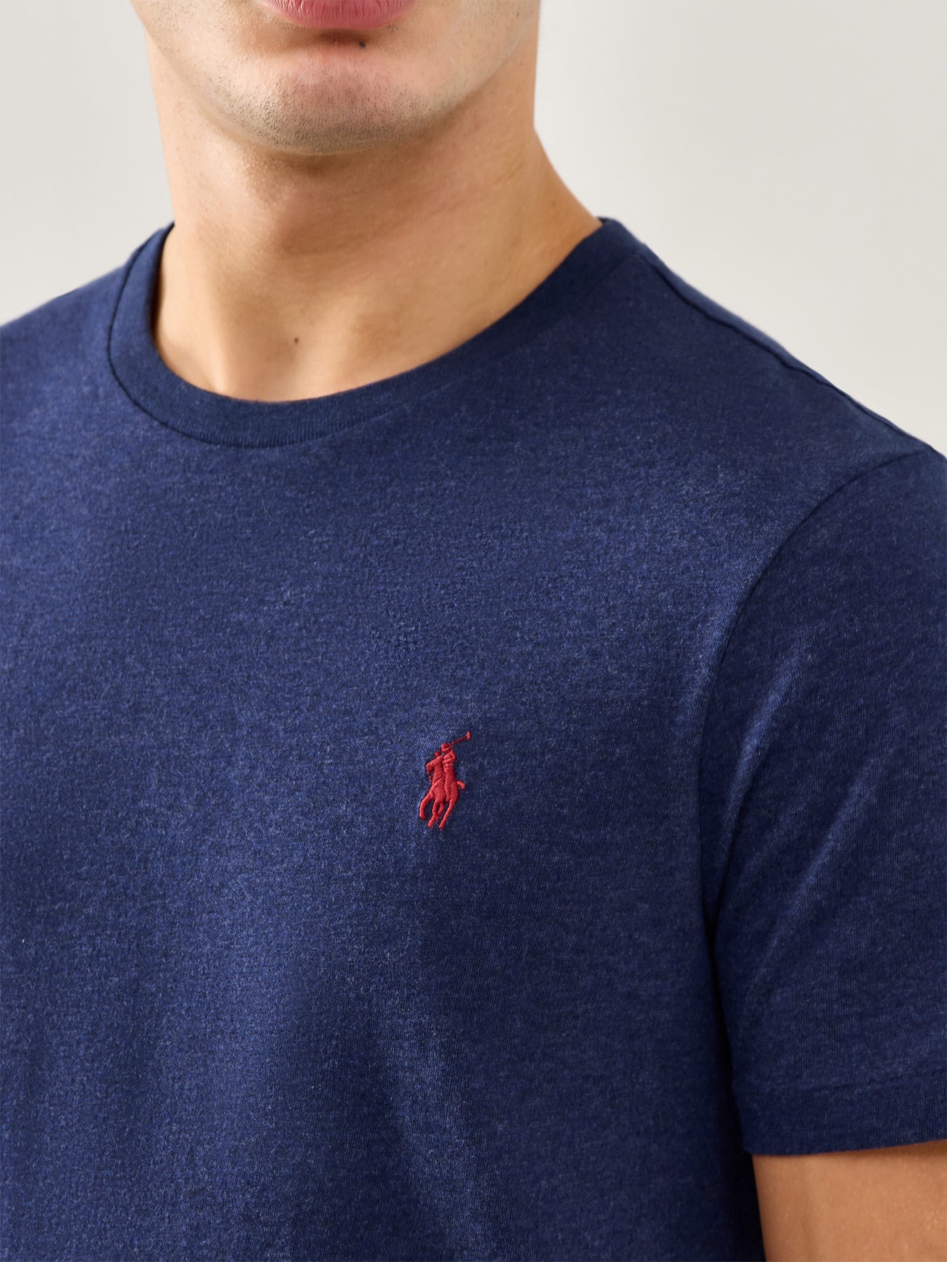 Basic Cotton Tee Navy
